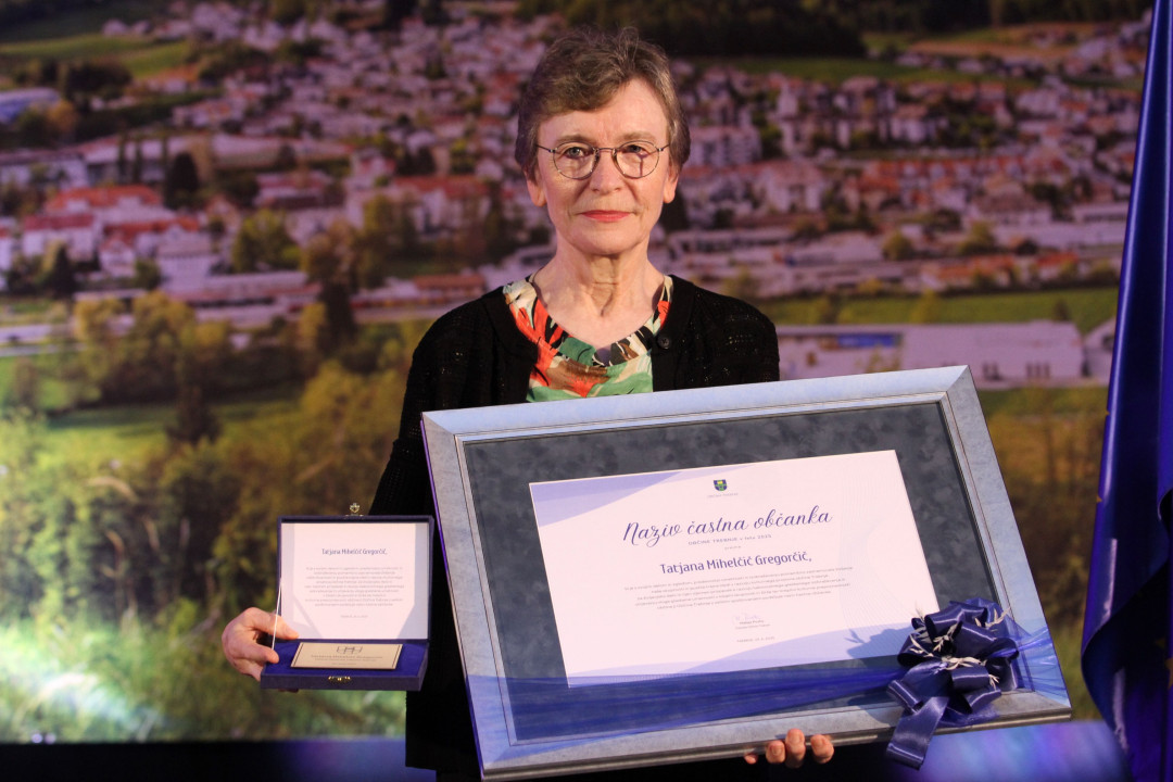 Nova častna občanka Tatjana Mihelčič Gregorčič