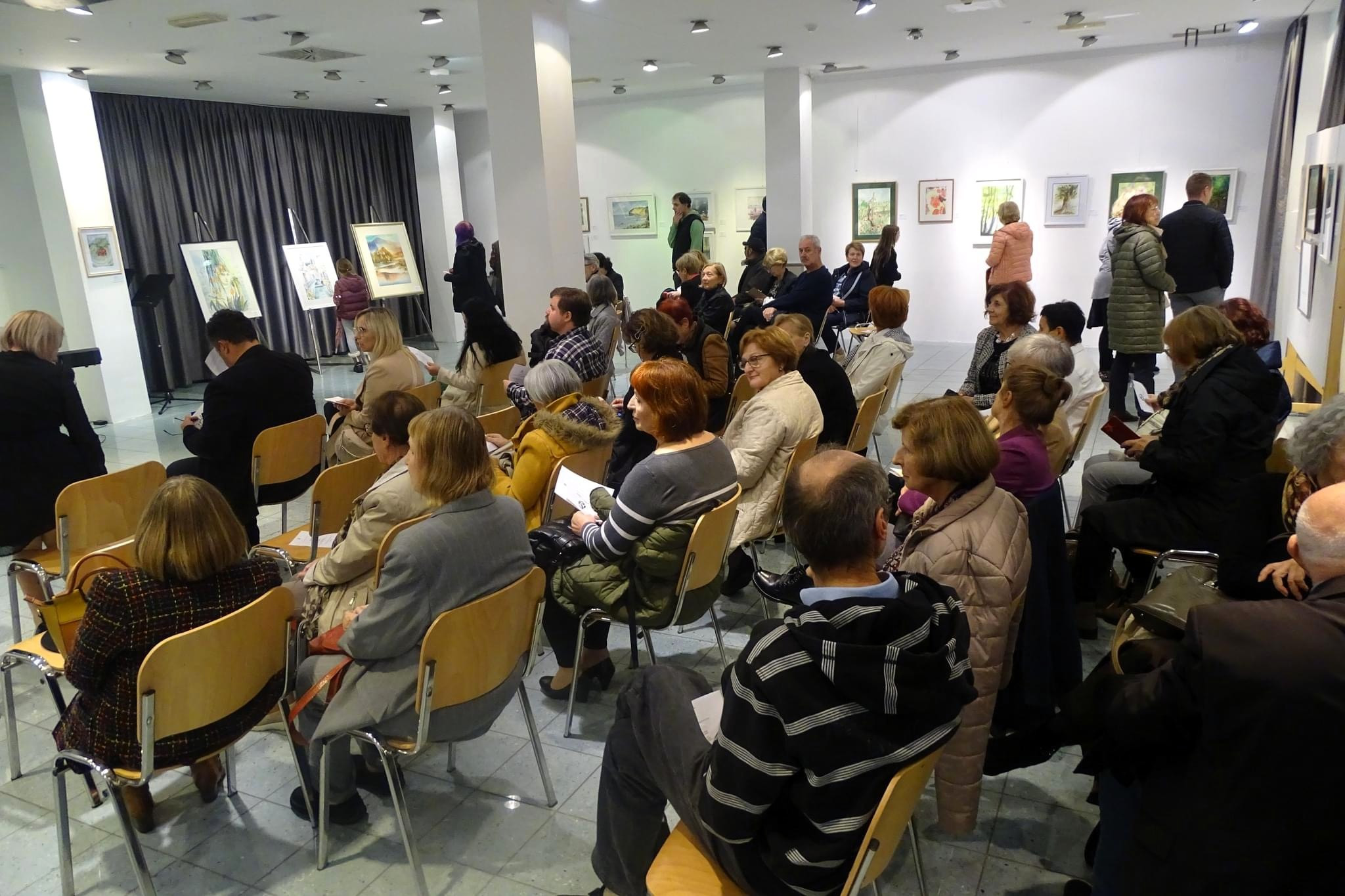 Odprtje razstave Skrivnost akvarela