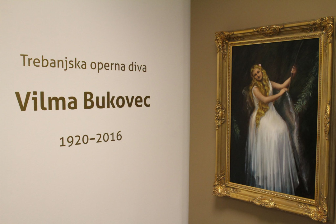 Odprtje razstave »Trebanjska operna diva Vilma Bukovec«