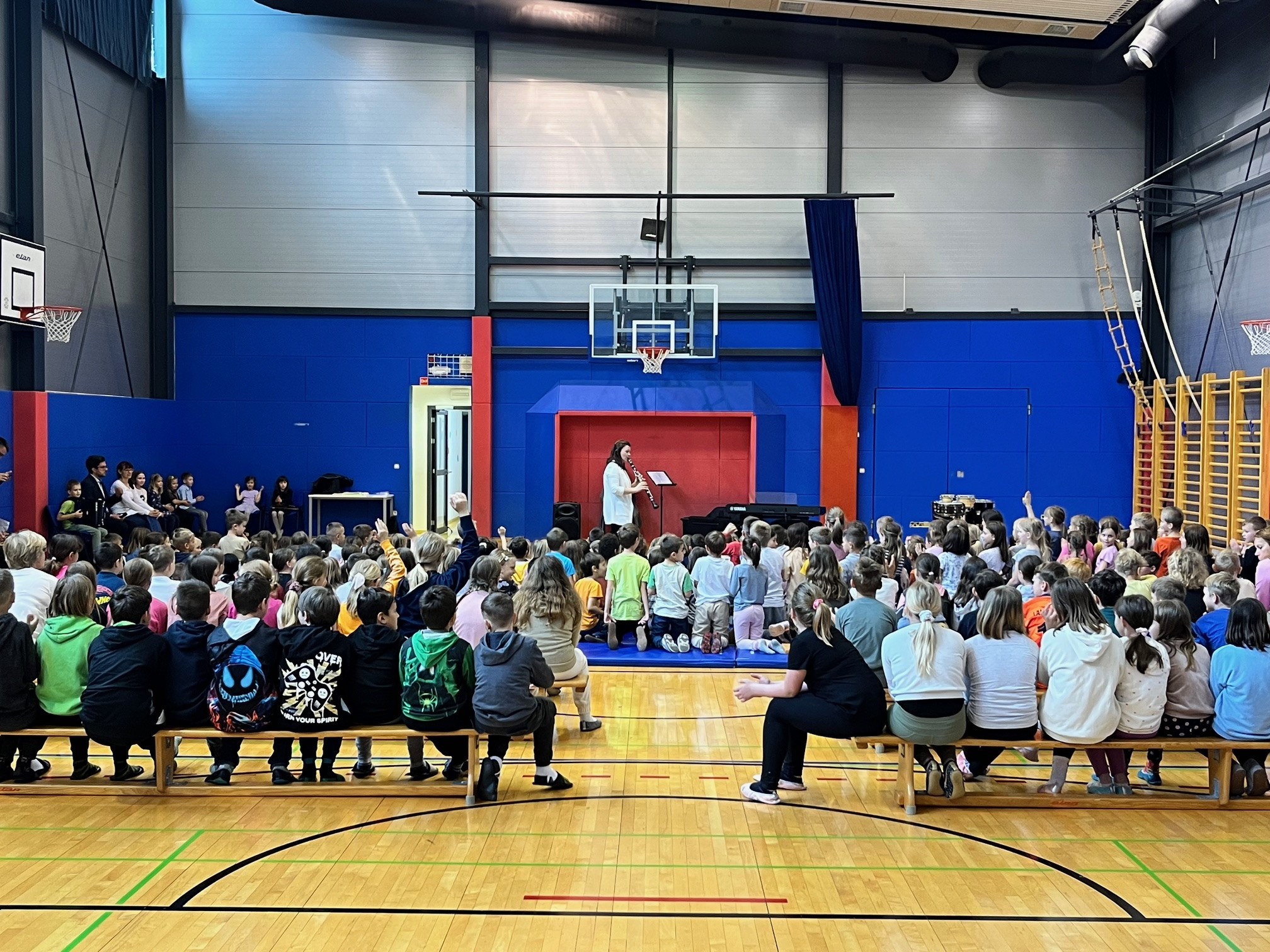 Predstavitev inštrumentov na OŠ Mirna in na PŠ Dolenja Nemška vas