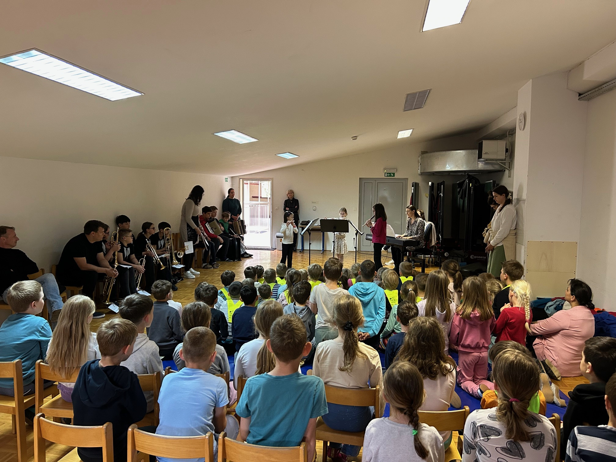 Predstavitev inštrumentov na OŠ Mirna in na PŠ Dolenja Nemška vas