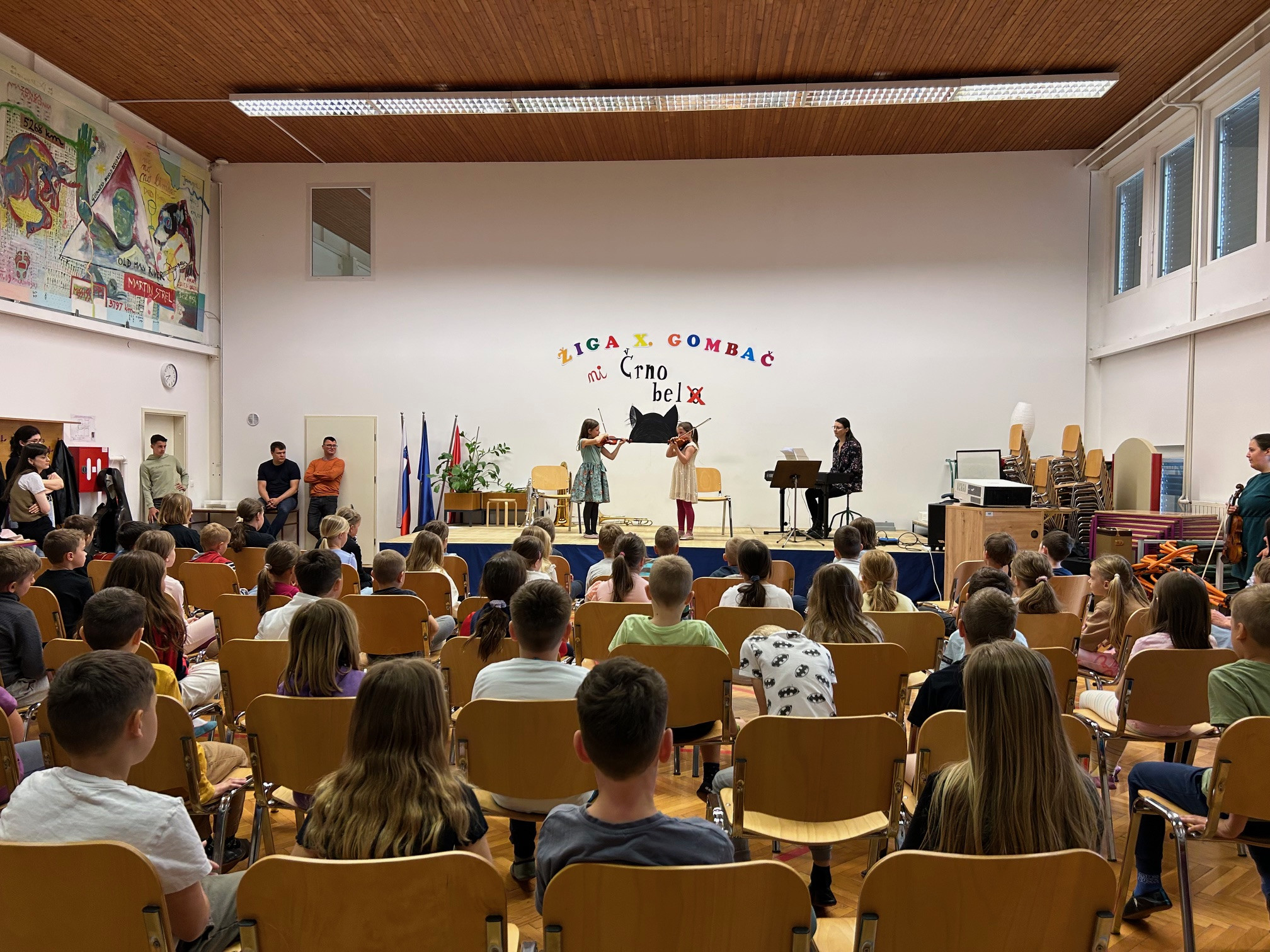 Predstavitev inštrumentov na OŠ Mokronog in na PŠ Trebelno