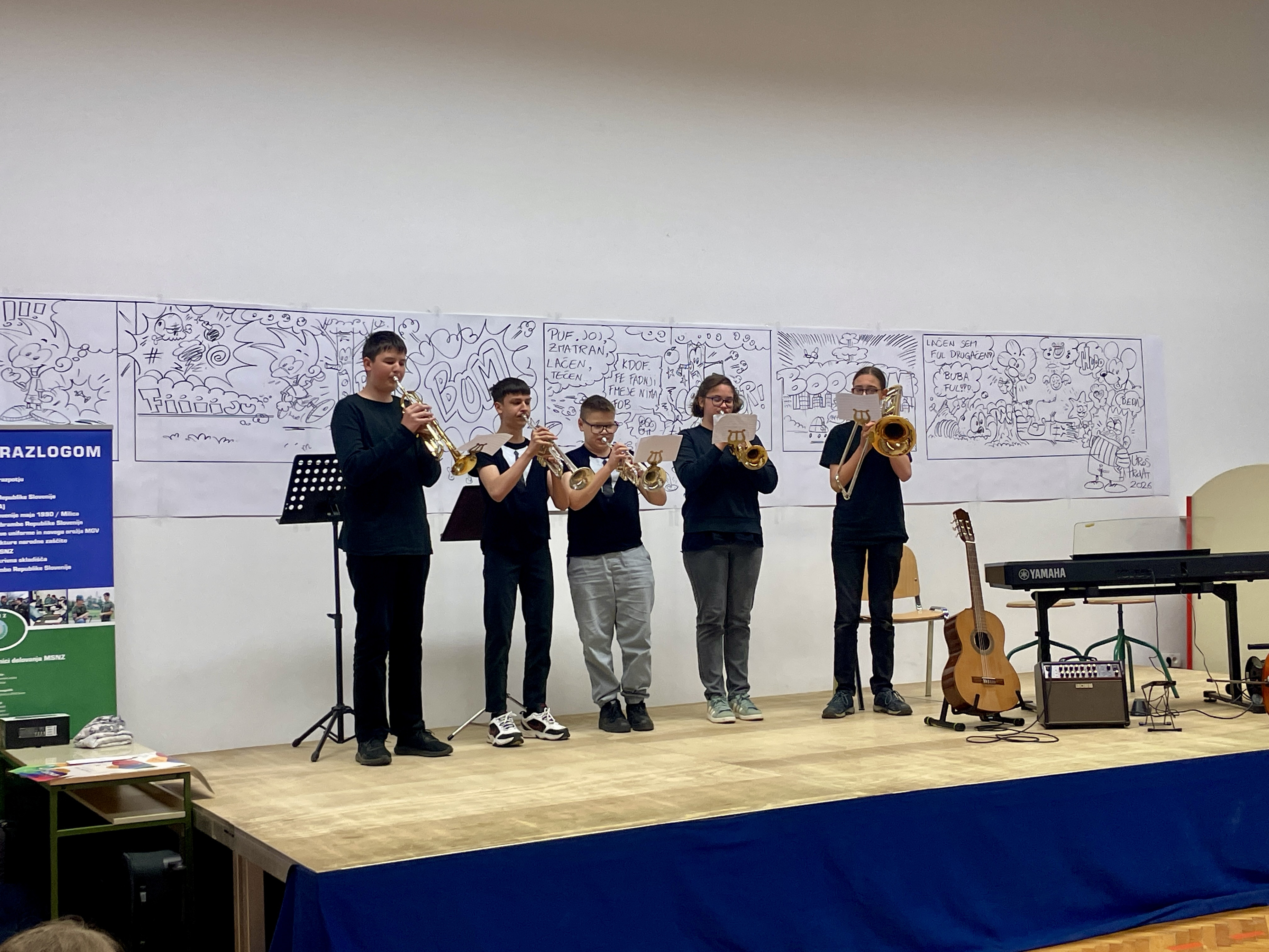 Predstavitev instrumentov na OŠ Mokronog in Podružnični šoli Trebelno
