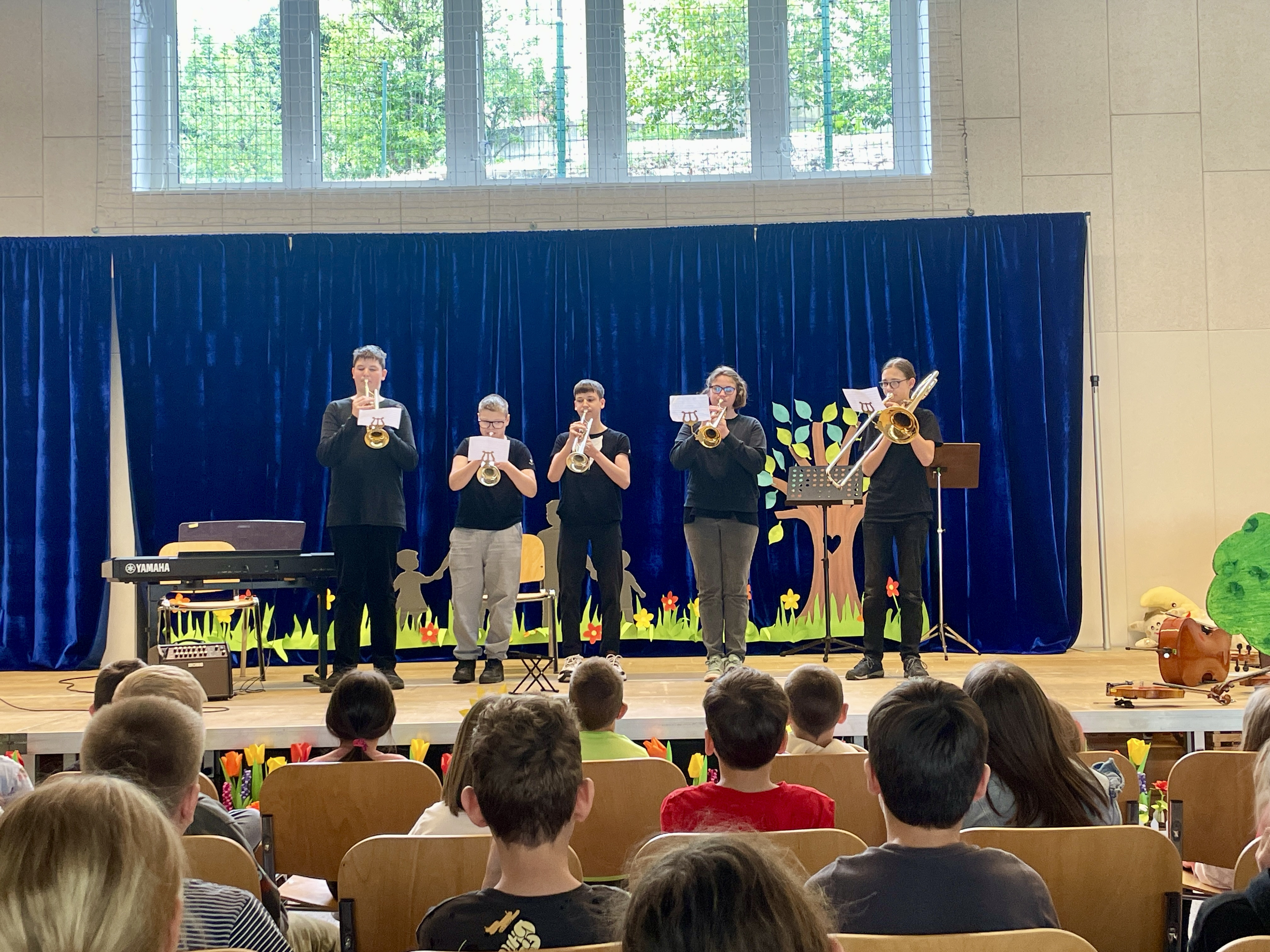 Predstavitev instrumentov na OŠ Mokronog in Podružnični šoli Trebelno