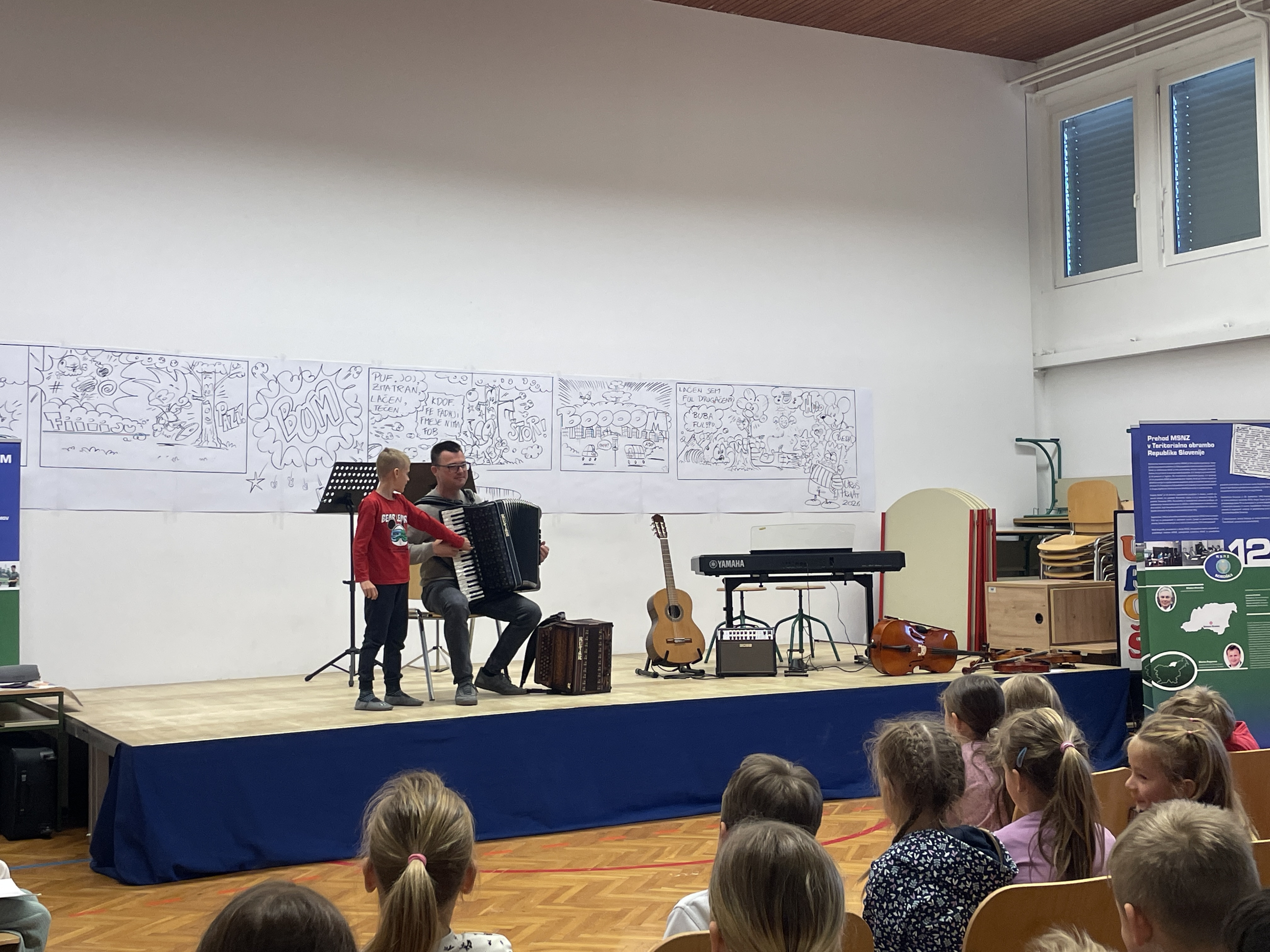 Predstavitev instrumentov na OŠ Mokronog in Podružnični šoli Trebelno