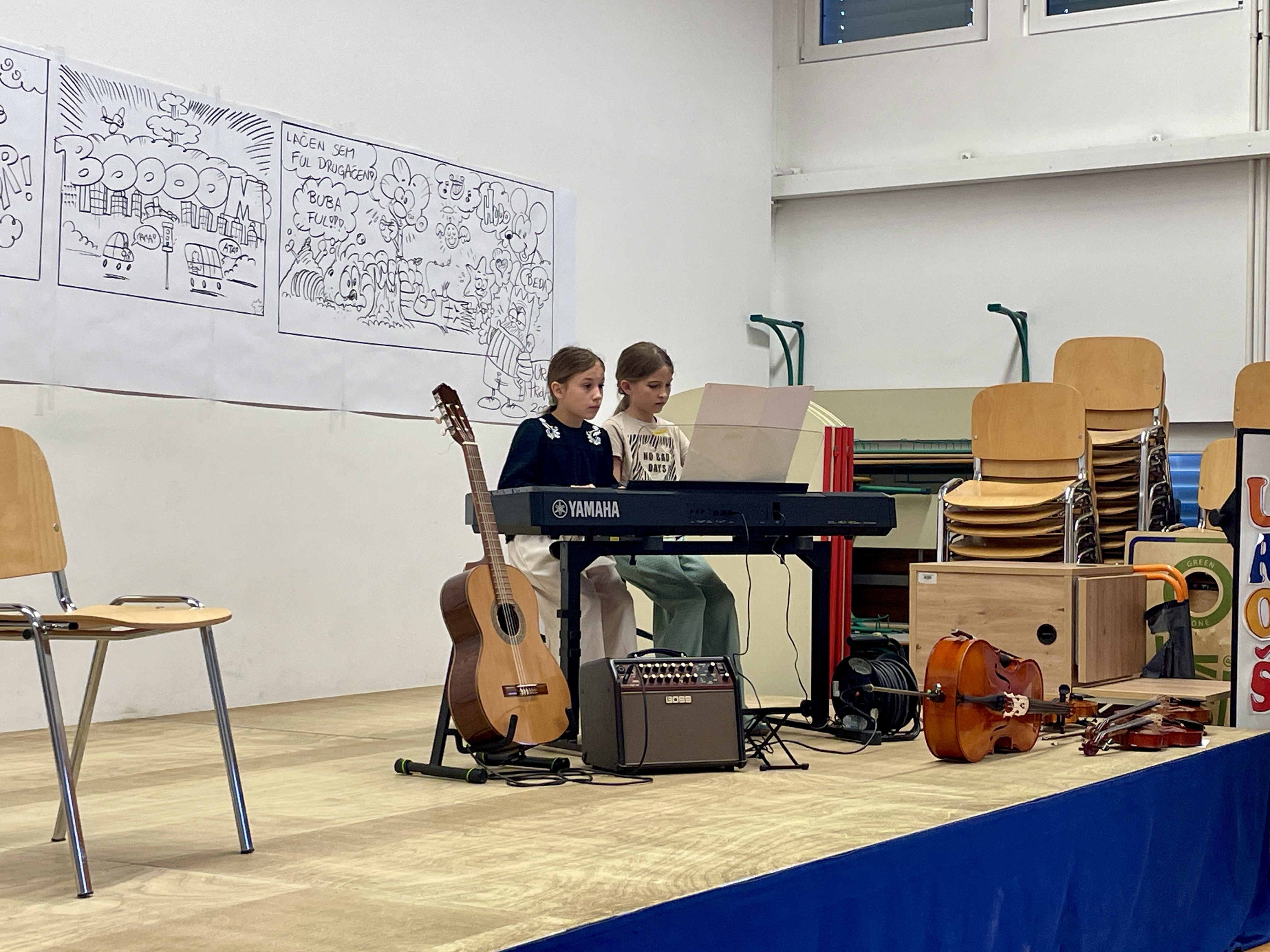 Predstavitev instrumentov na OŠ Mokronog in Podružnični šoli Trebelno