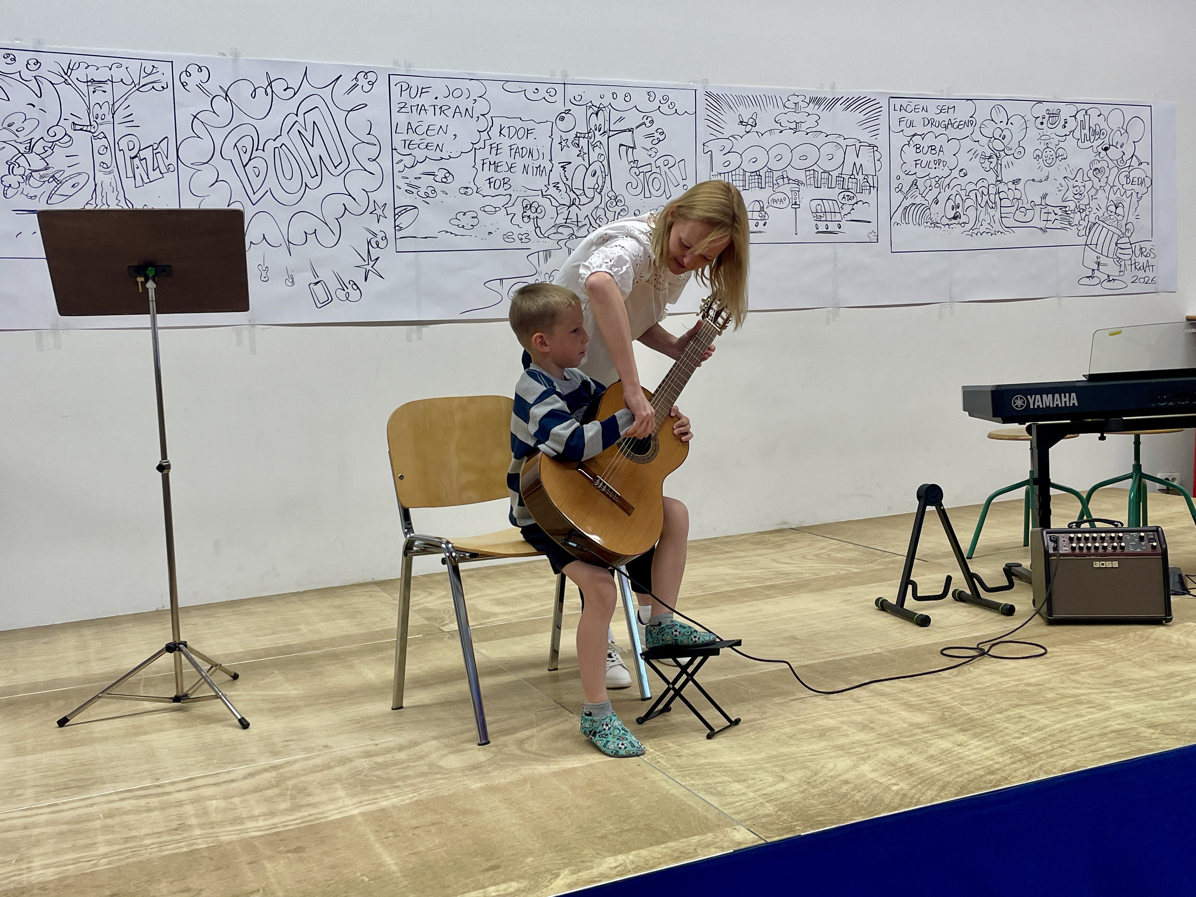 Predstavitev instrumentov na OŠ Mokronog in Podružnični šoli Trebelno