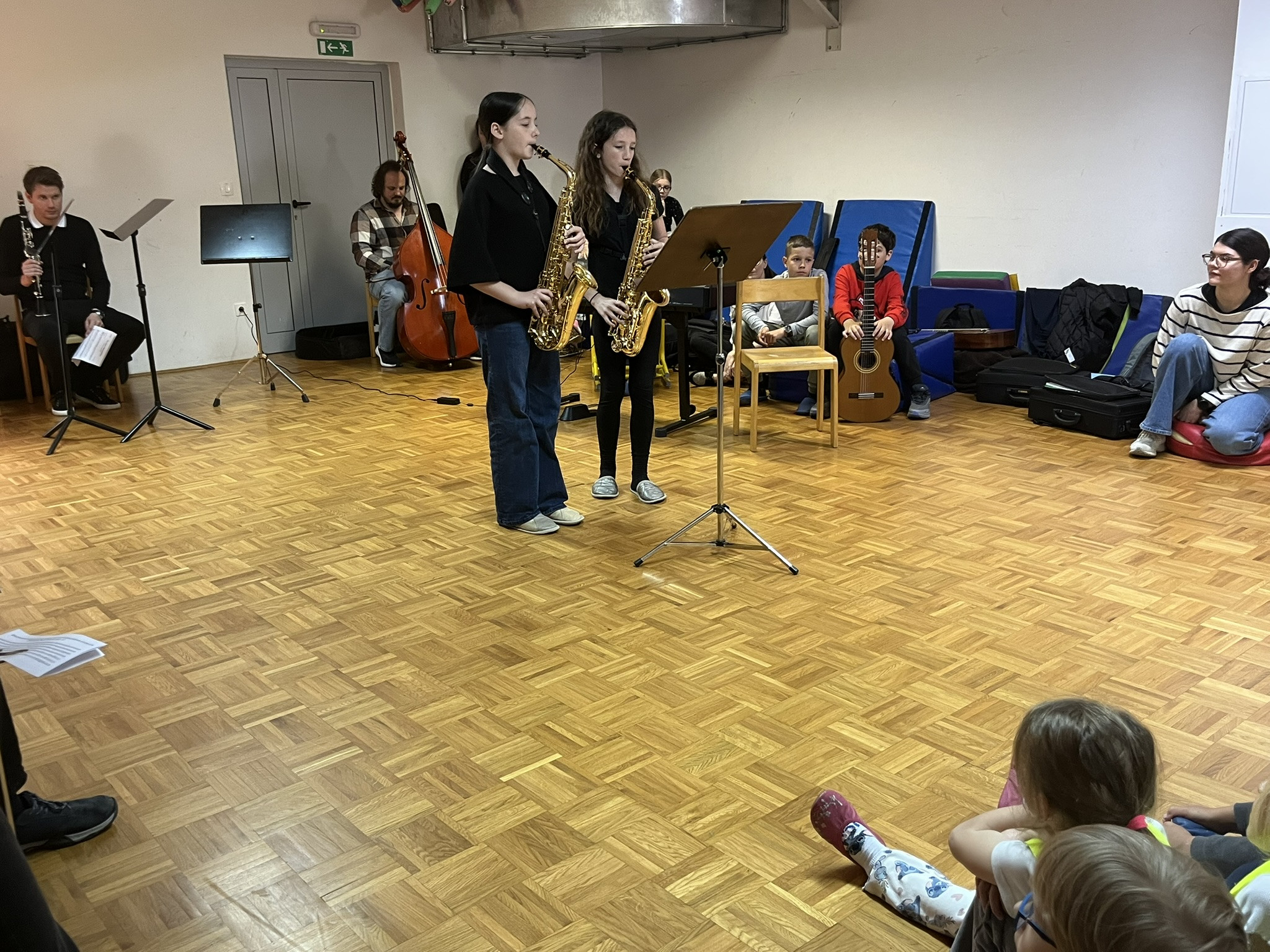 Predstavitve instrumentov na Osnovni šoli dr. Pavla Lunačka Šentrupert in Osnovni šoli Mirna