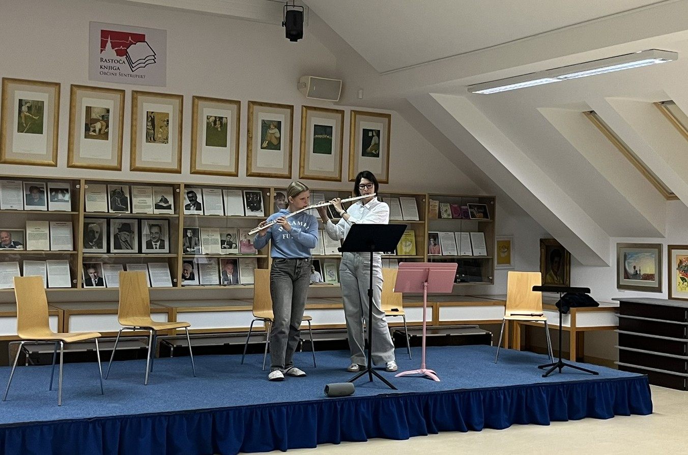 Predstavitve instrumentov na Osnovni šoli dr. Pavla Lunačka Šentrupert in Osnovni šoli Mirna