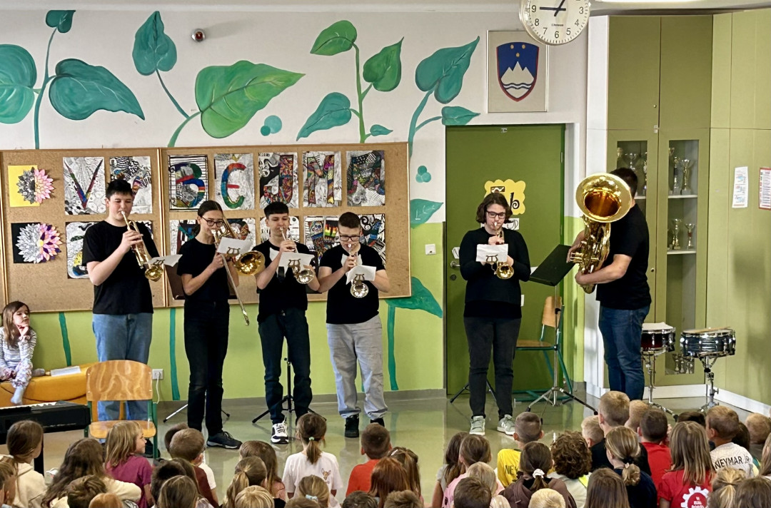 Predstavitve instrumentov na Osnovni šoli Veliki Gaber