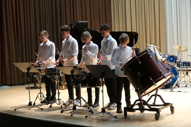 Prepleteni, koncert tolkalcev Glasbene šole Trebnje in Glasbene šole Velenje ter Umetniške gimnazije Velenje