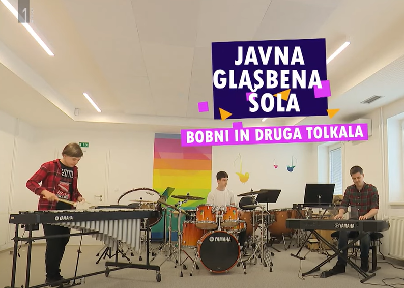 Prispevek učencev tolkal v mladinski informativni oddaji Infodrom