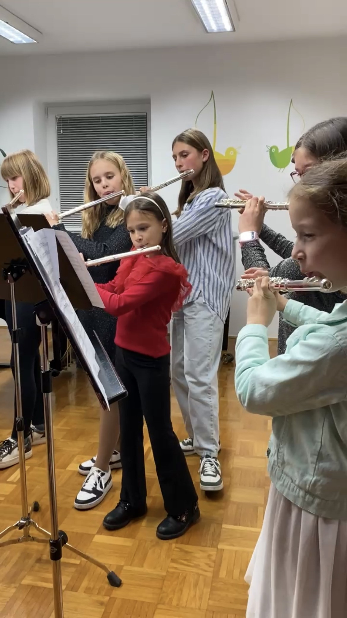 Razredni nastop učencev flavte