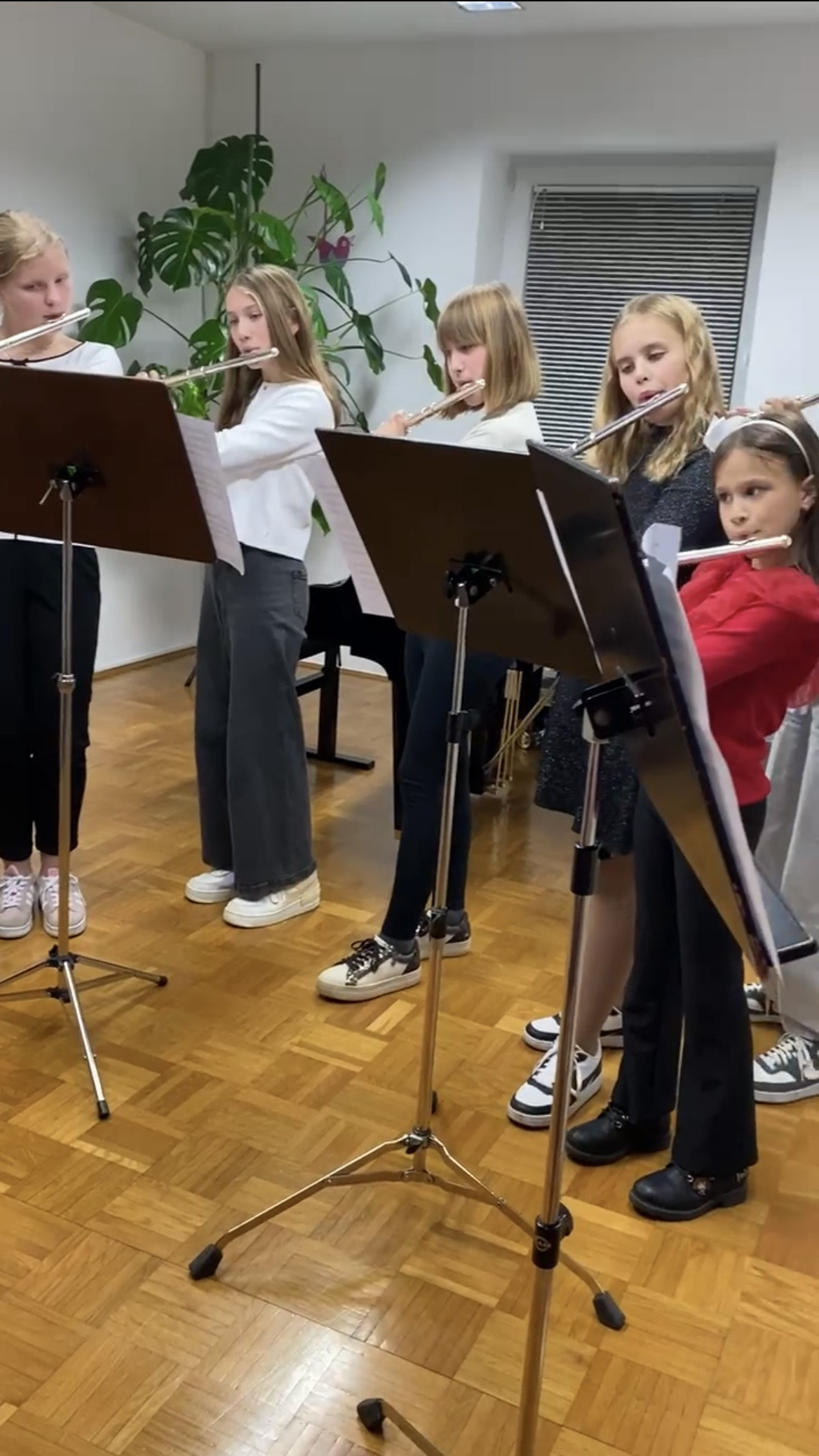 Razredni nastop učencev flavte