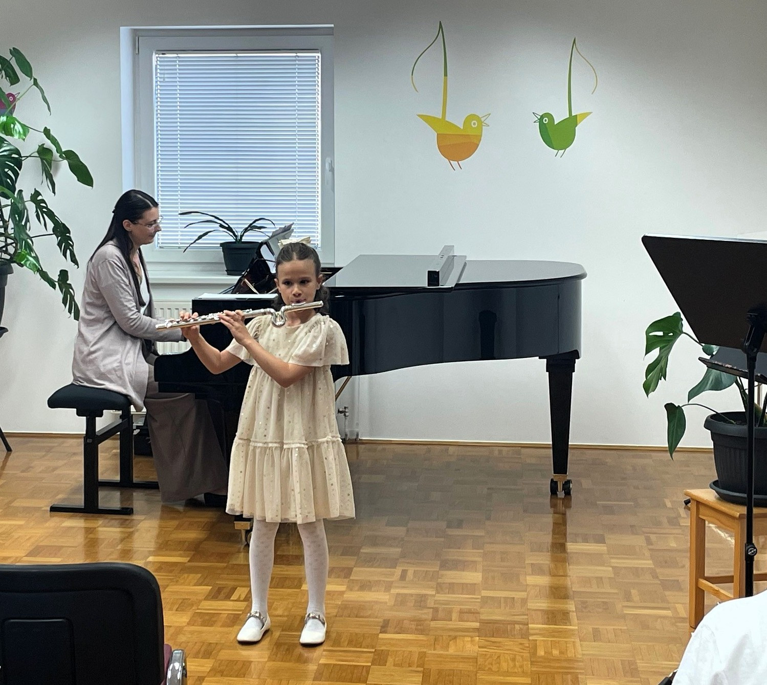 Razredni nastop učencev flavte in kljunaste flavte