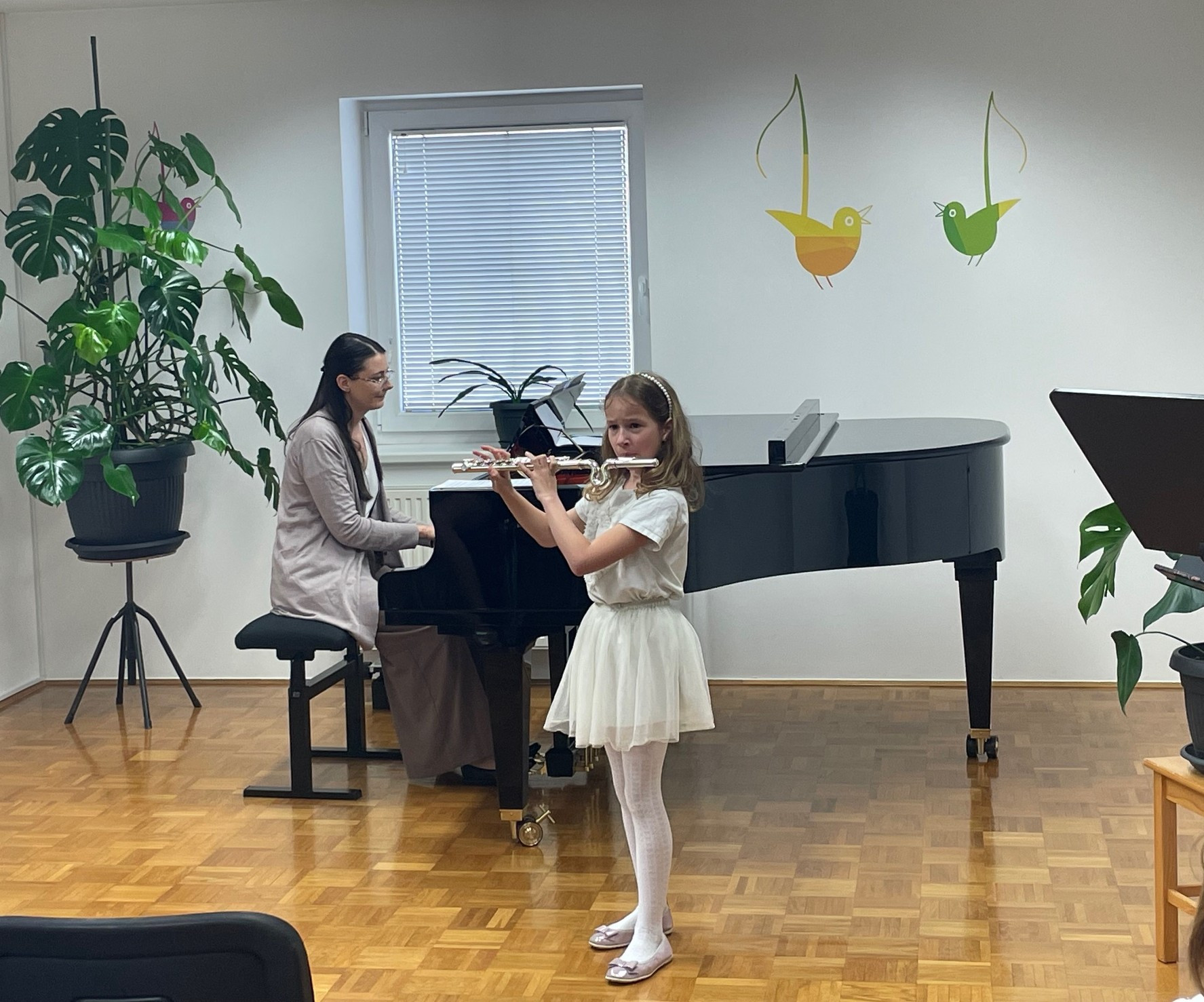 Razredni nastop učencev flavte in kljunaste flavte