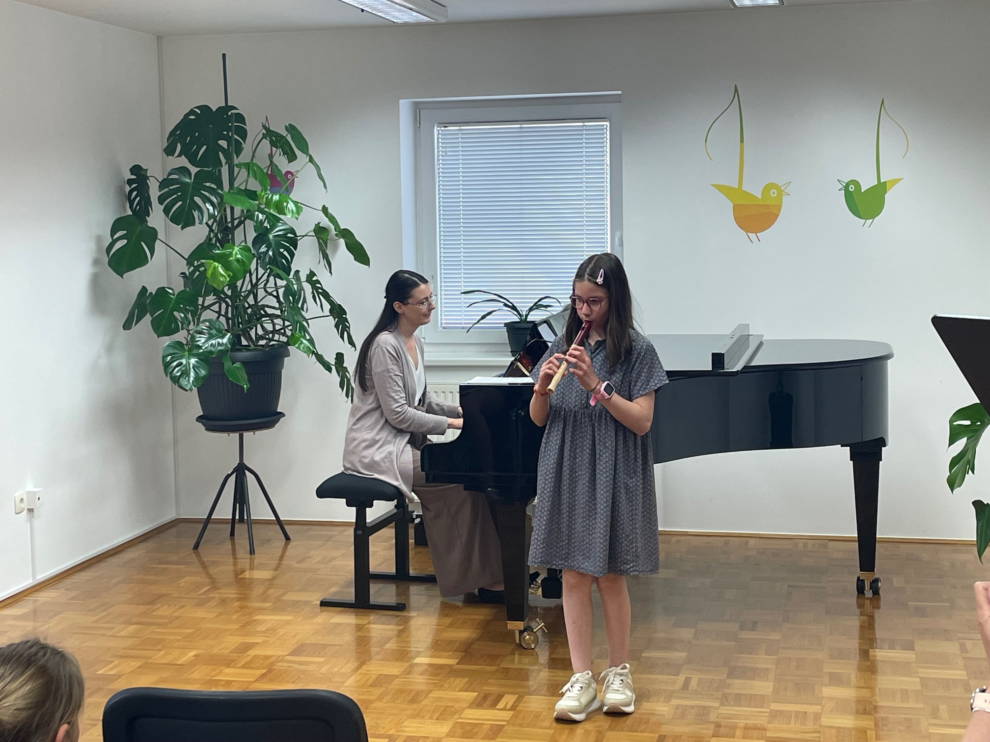 Razredni nastop učencev flavte in kljunaste flavte