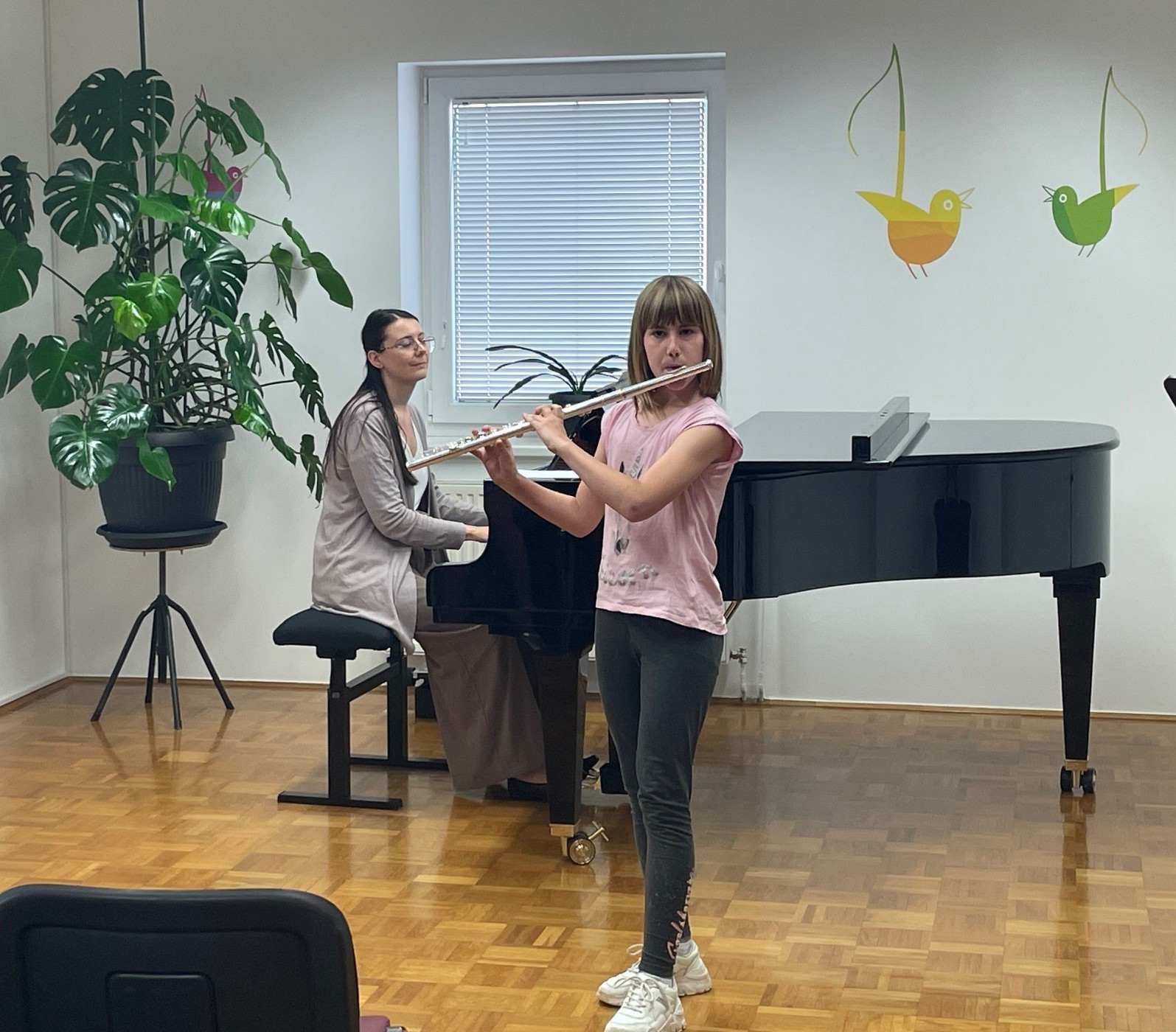 Razredni nastop učencev flavte in kljunaste flavte