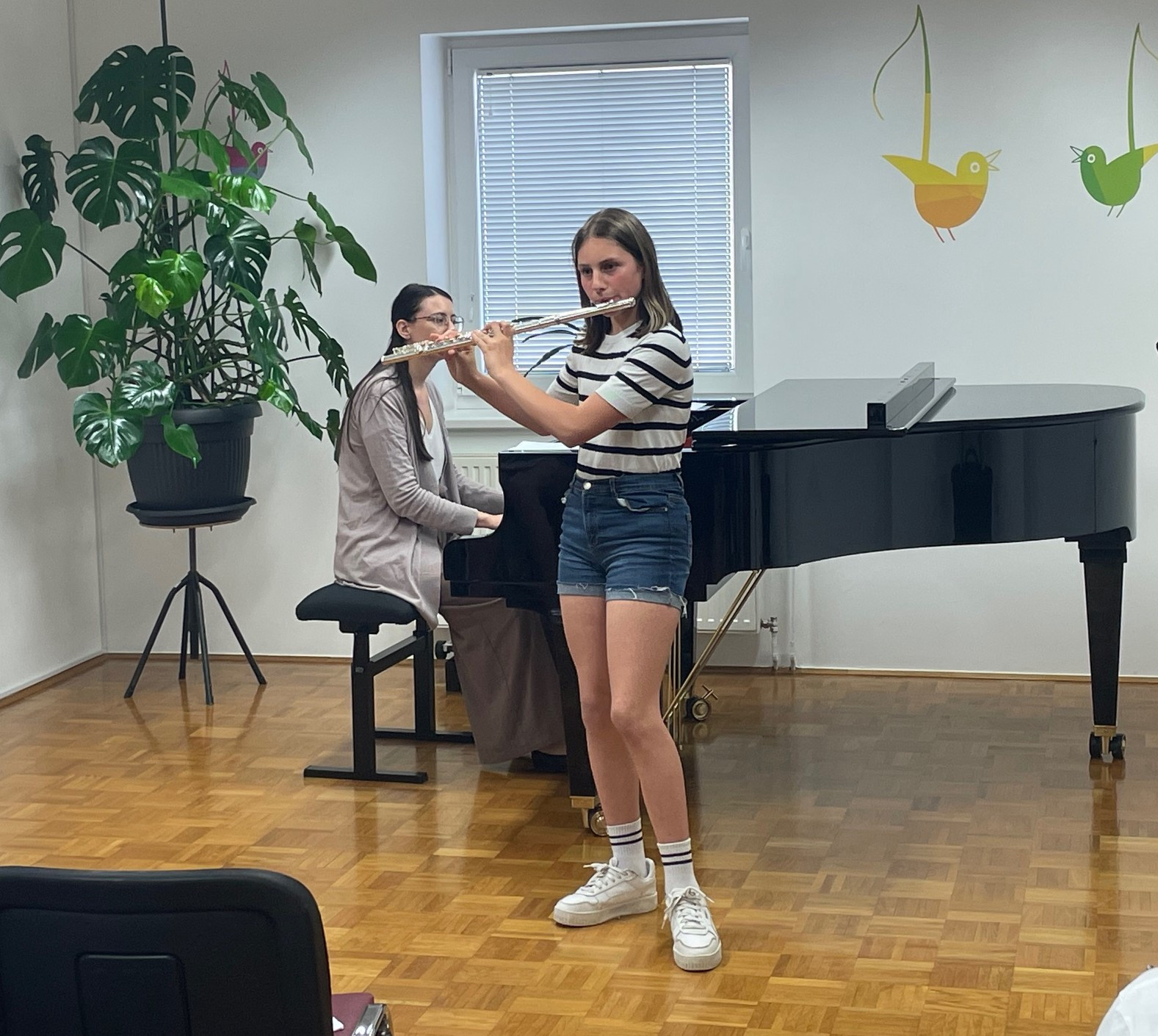 Razredni nastop učencev flavte in kljunaste flavte