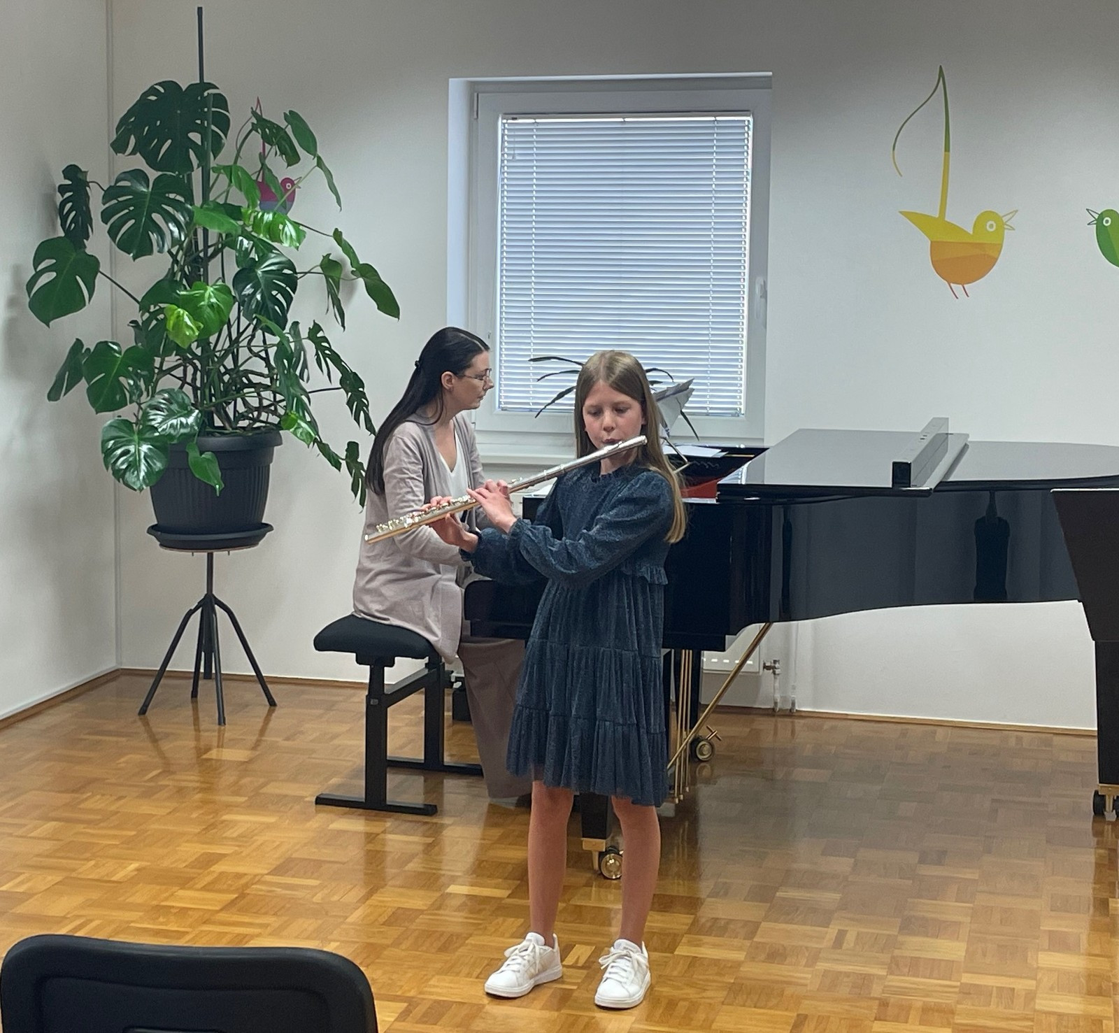 Razredni nastop učencev flavte in kljunaste flavte