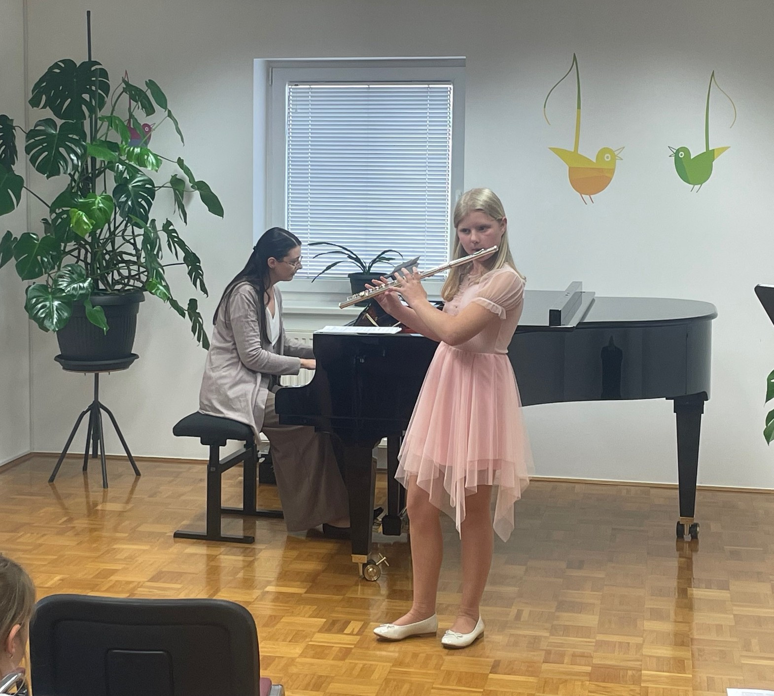 Razredni nastop učencev flavte in kljunaste flavte