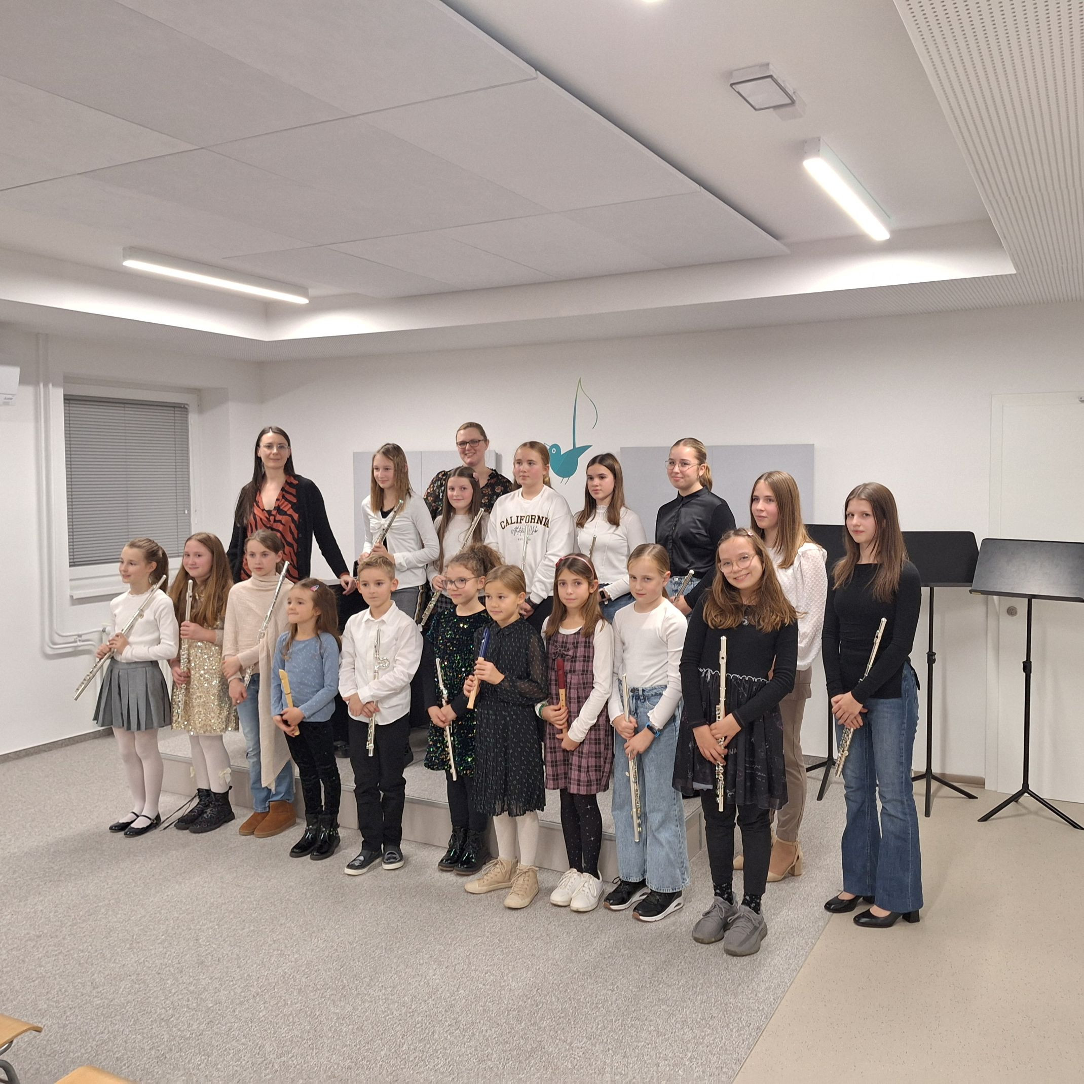 Razredni nastop učencev flavte in kljunaste flavte