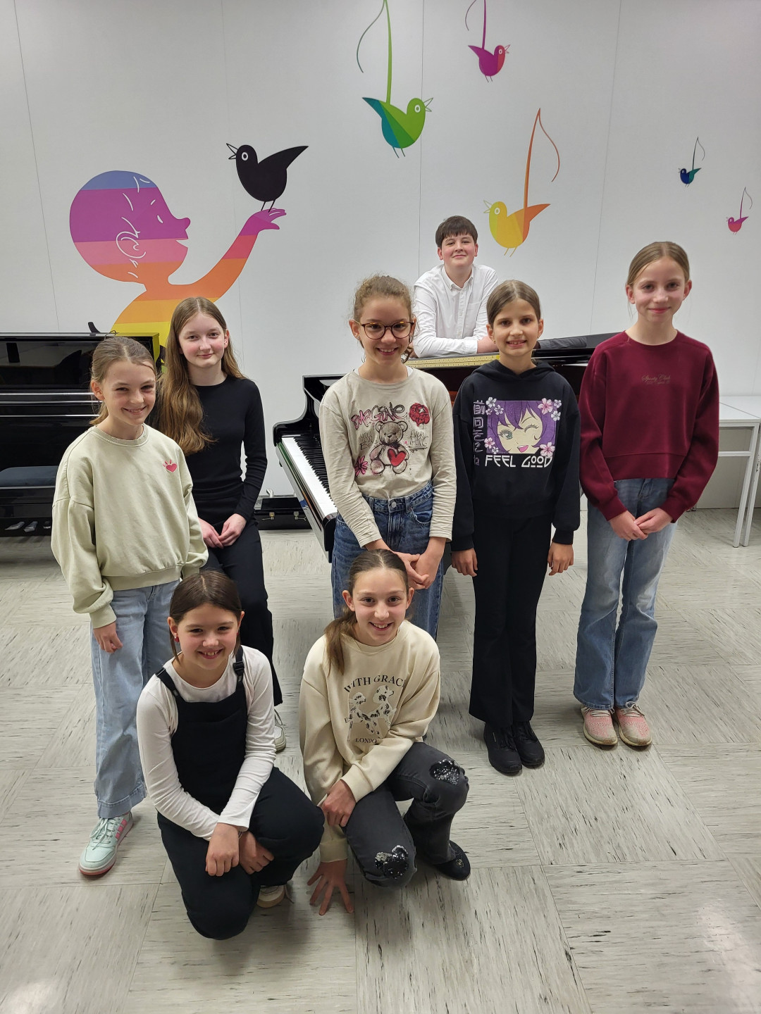 Razredni nastop učencev klavirja