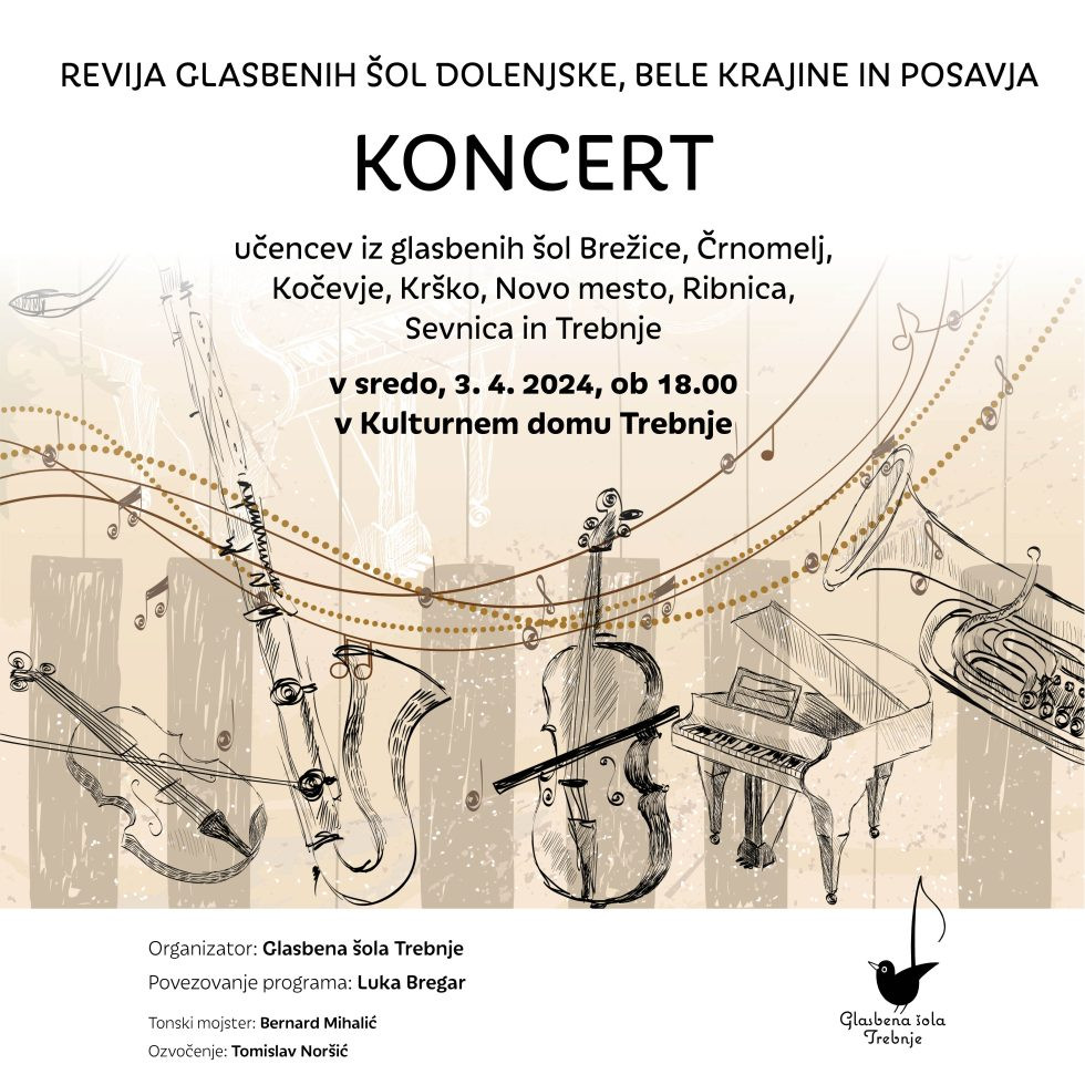 Revija glasbenih šol Dolenjske, Bele krajine in Posavja