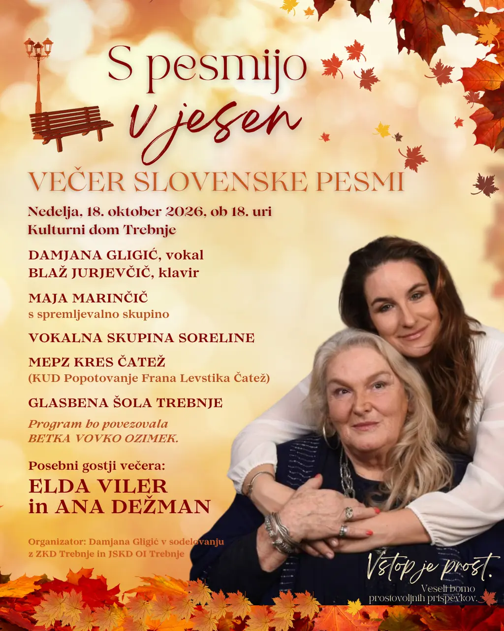S pesmijo v jesen