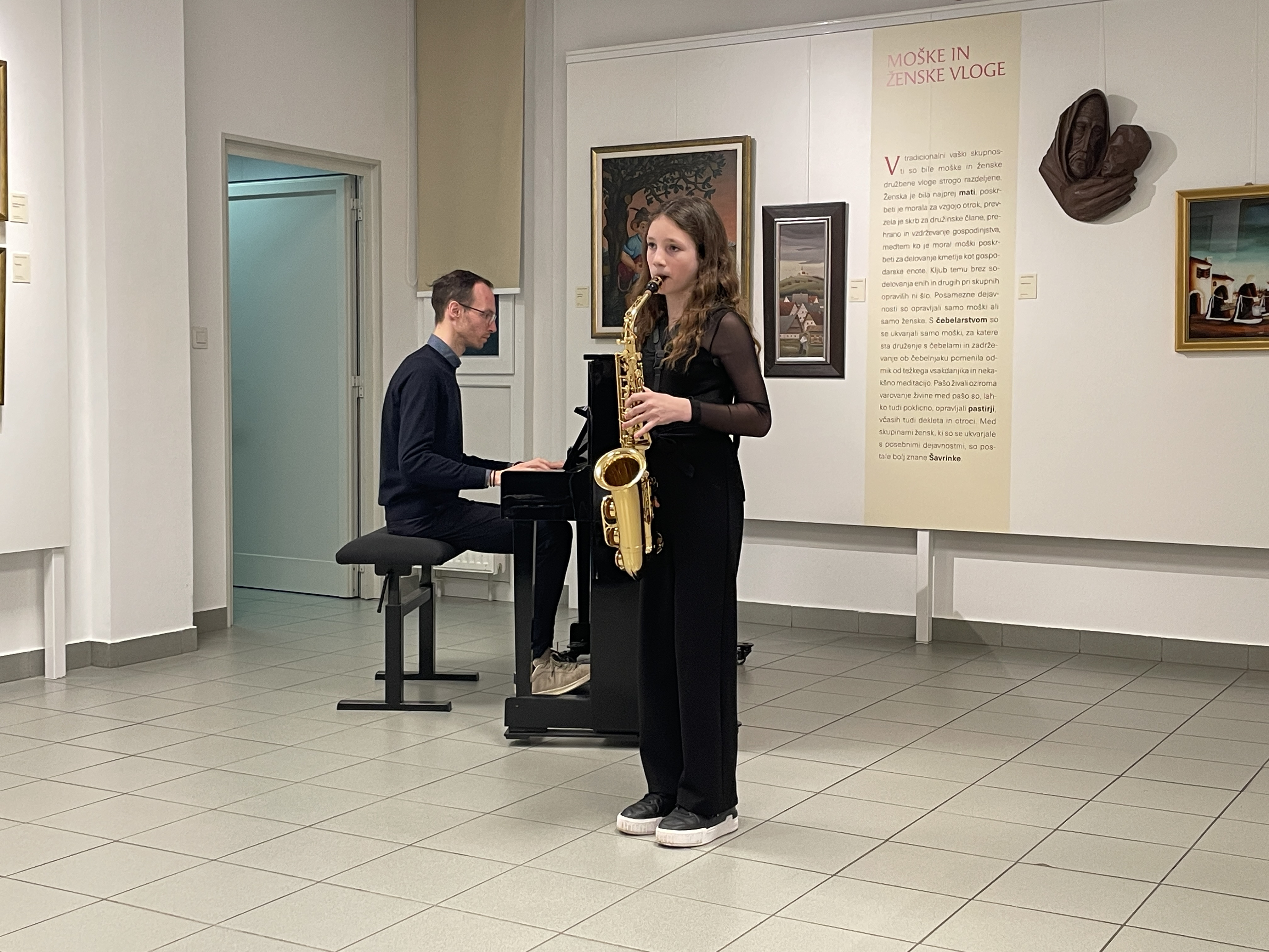 Tretji koncert iz cikla Mladi glasbeniki nastopajo v galeriji