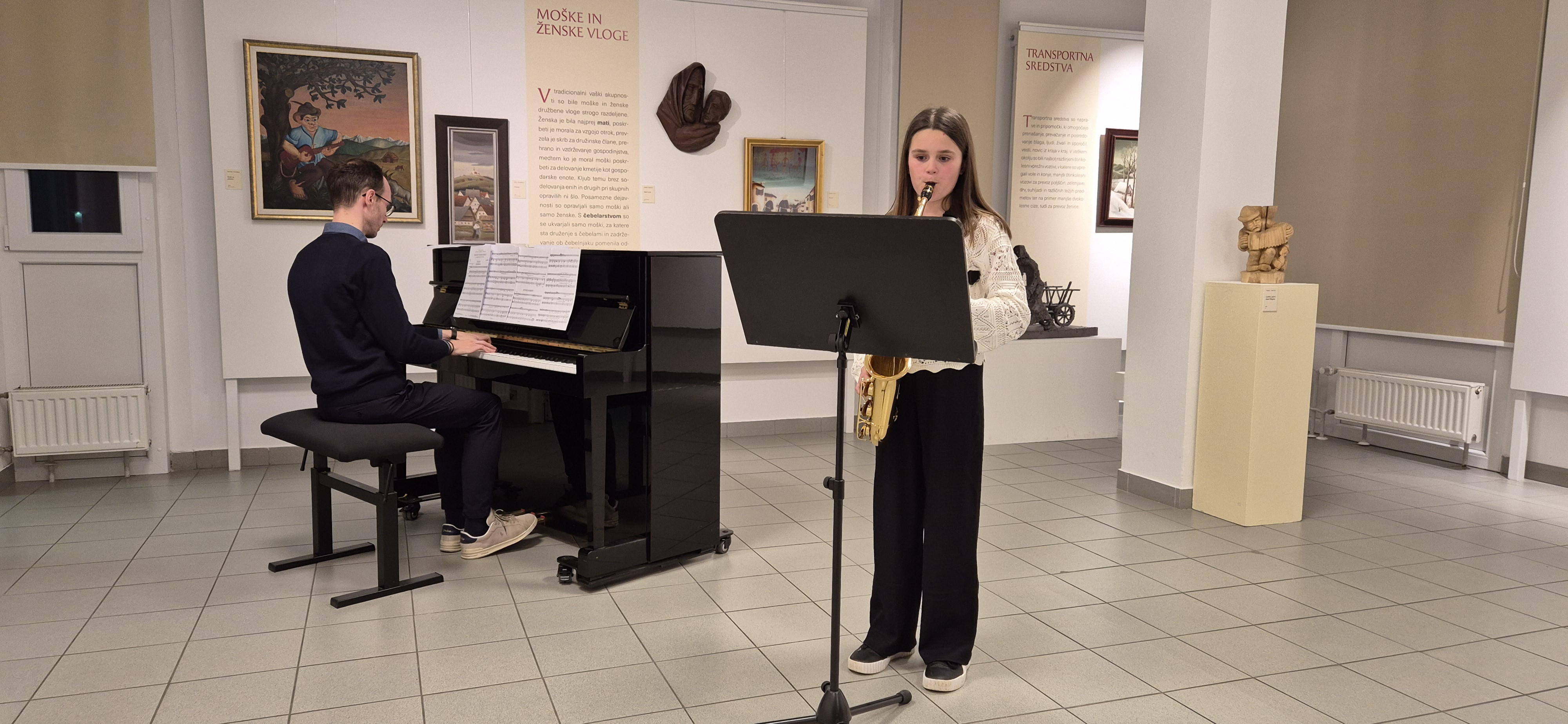 Tretji koncert iz cikla Mladi glasbeniki nastopajo v galeriji