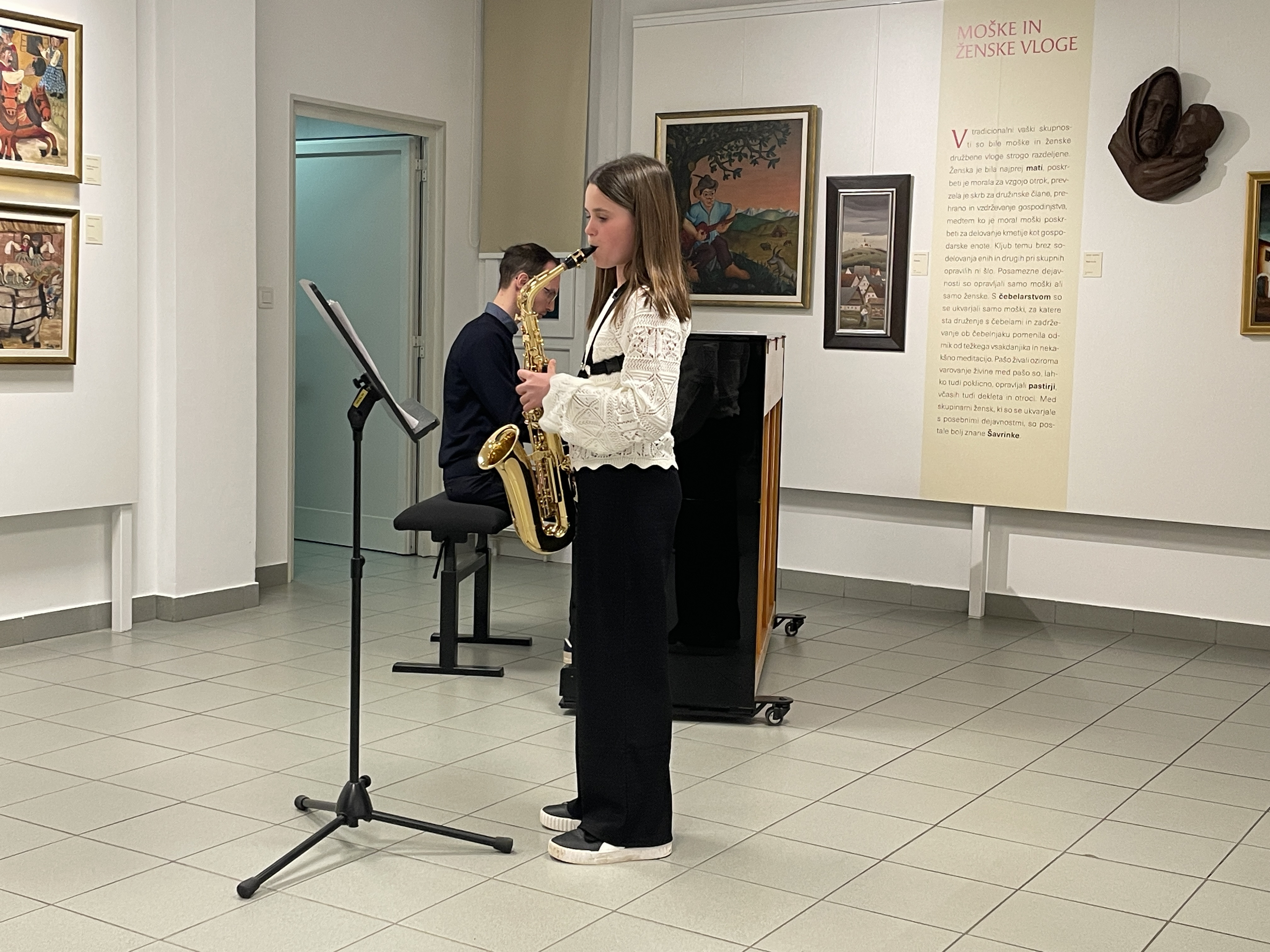 Tretji koncert iz cikla Mladi glasbeniki nastopajo v galeriji