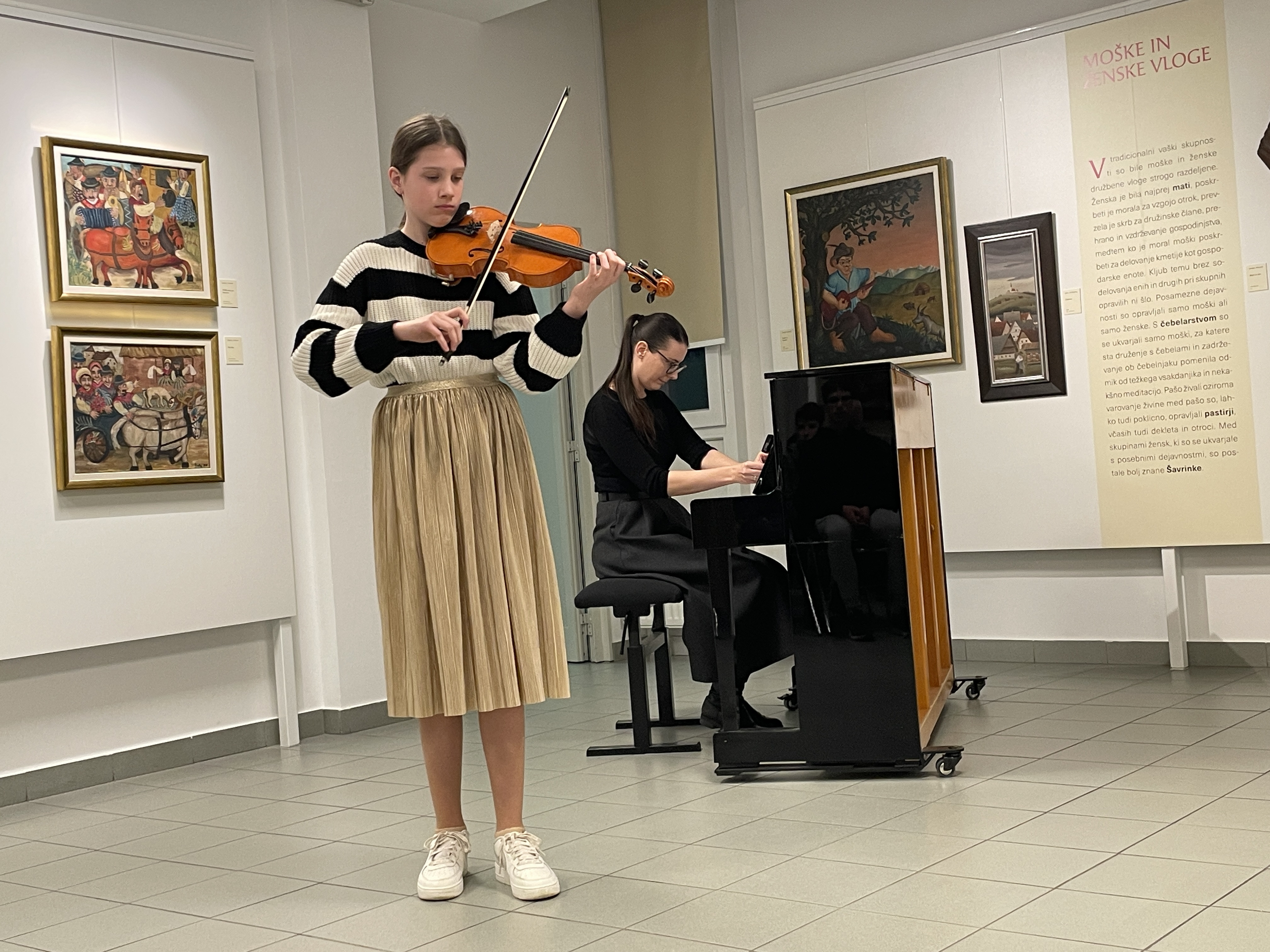 Tretji koncert iz cikla Mladi glasbeniki nastopajo v galeriji