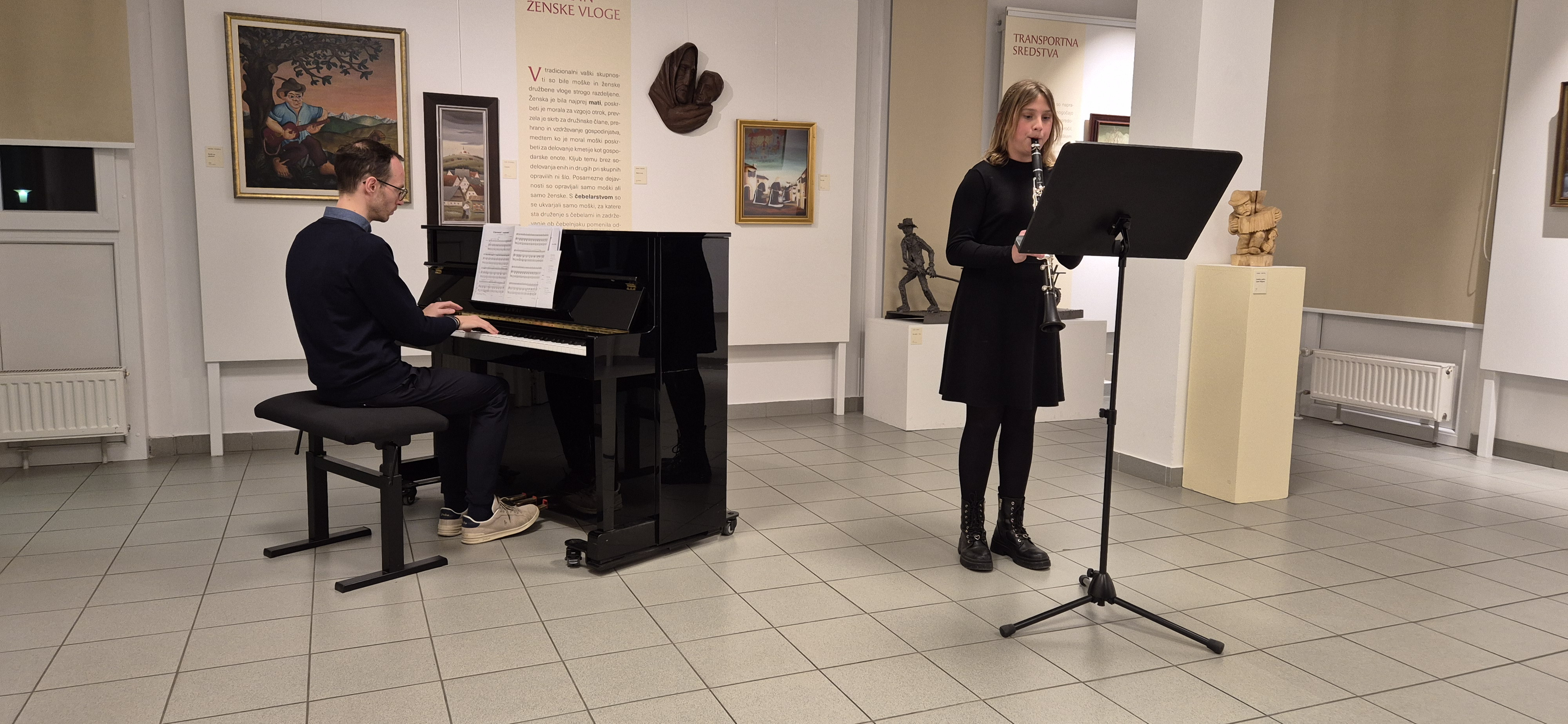 Tretji koncert iz cikla Mladi glasbeniki nastopajo v galeriji