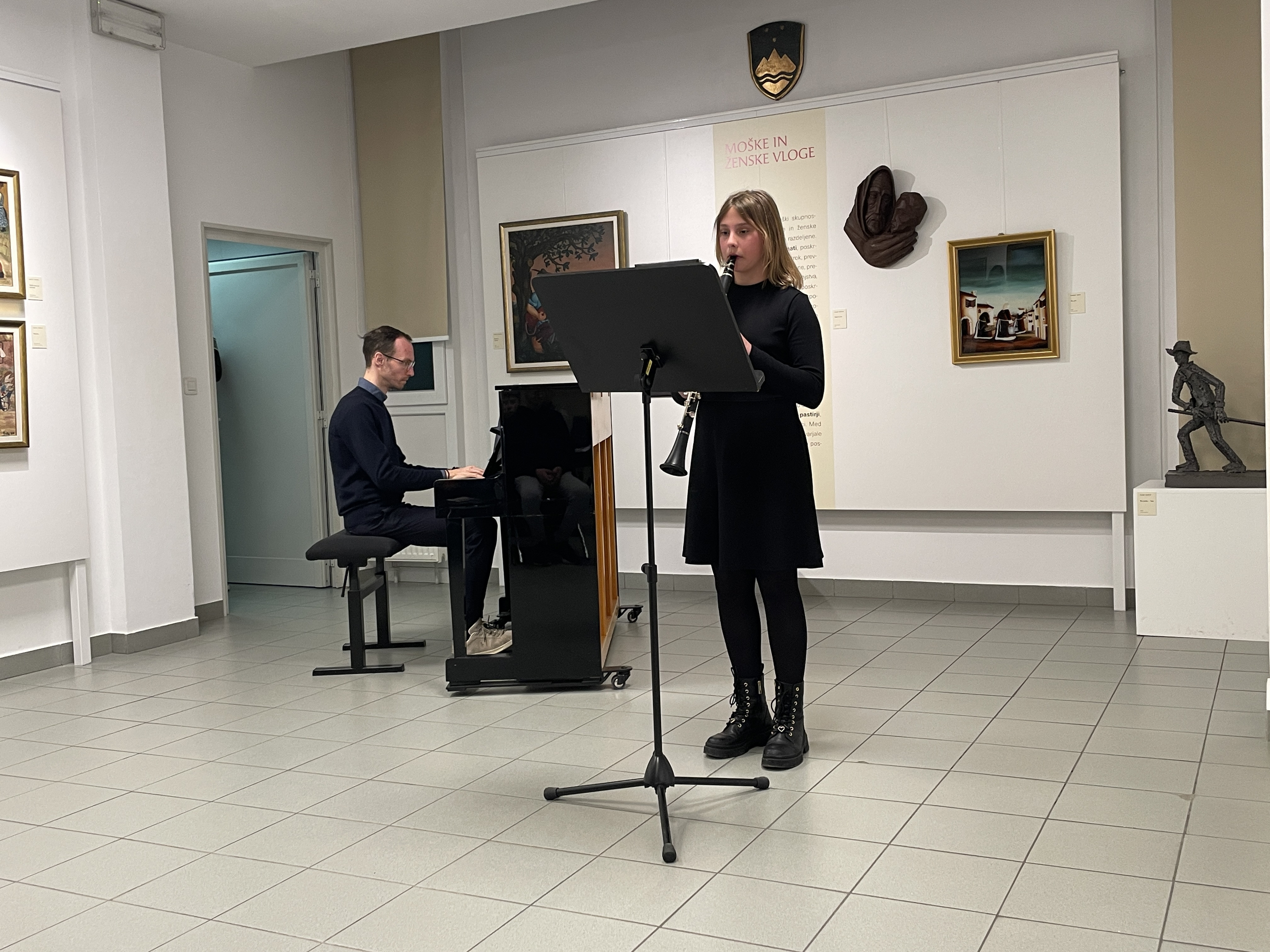 Tretji koncert iz cikla Mladi glasbeniki nastopajo v galeriji