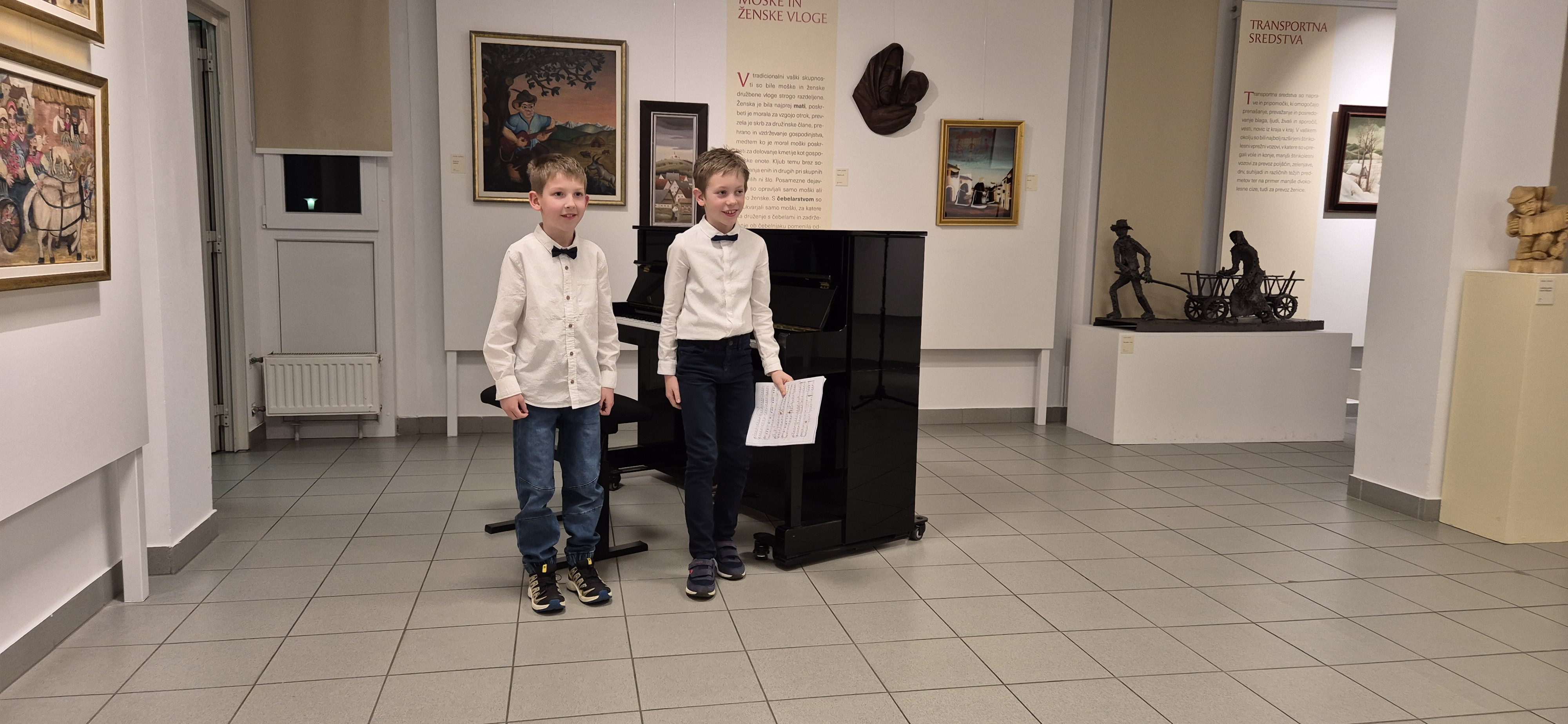 Tretji koncert iz cikla Mladi glasbeniki nastopajo v galeriji