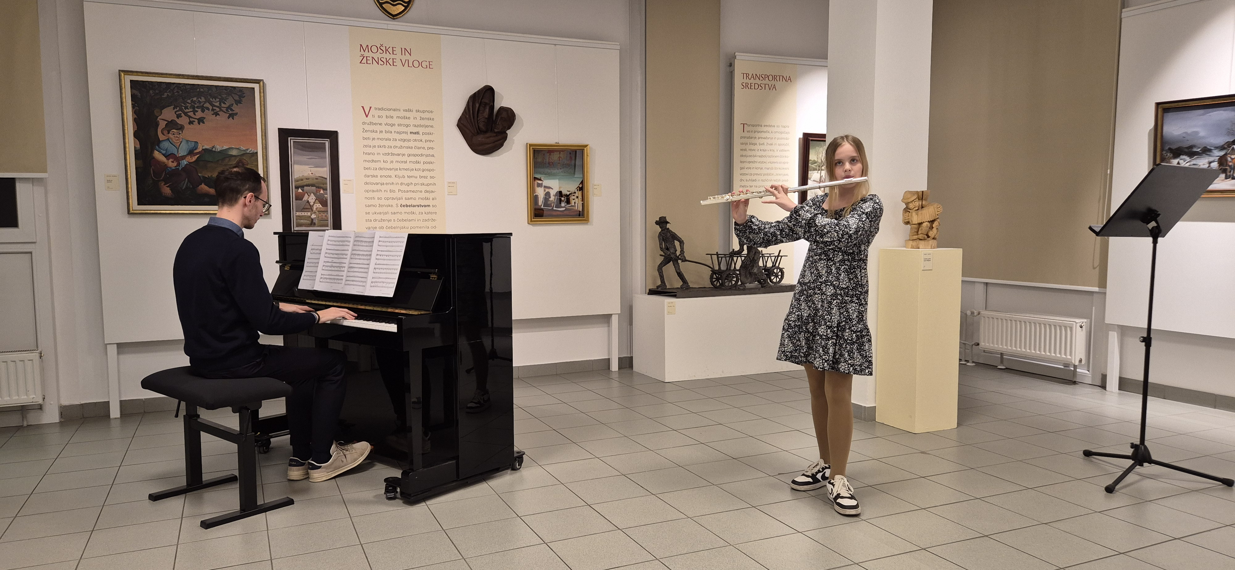 Tretji koncert iz cikla Mladi glasbeniki nastopajo v galeriji