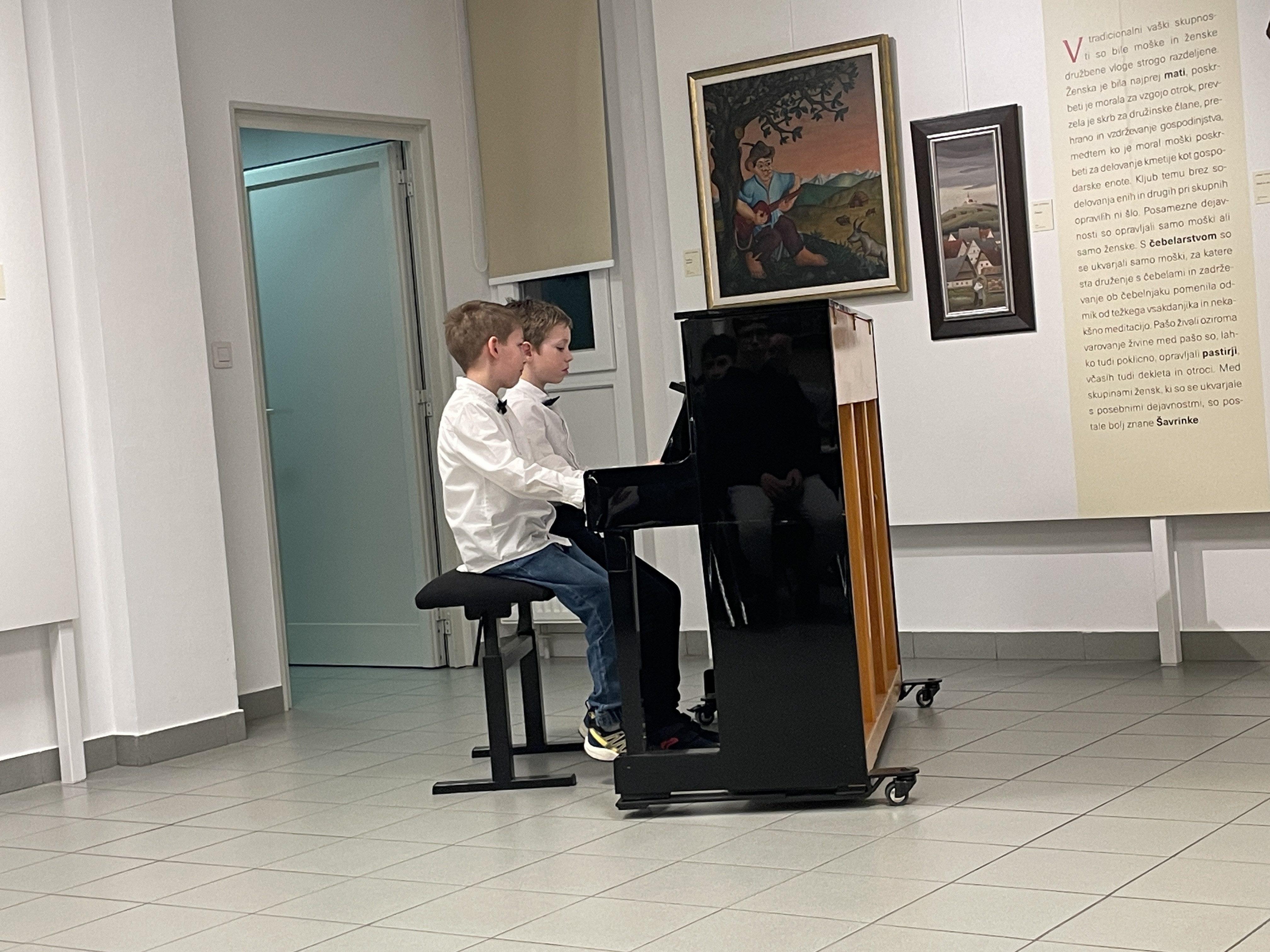 Tretji koncert iz cikla Mladi glasbeniki nastopajo v galeriji