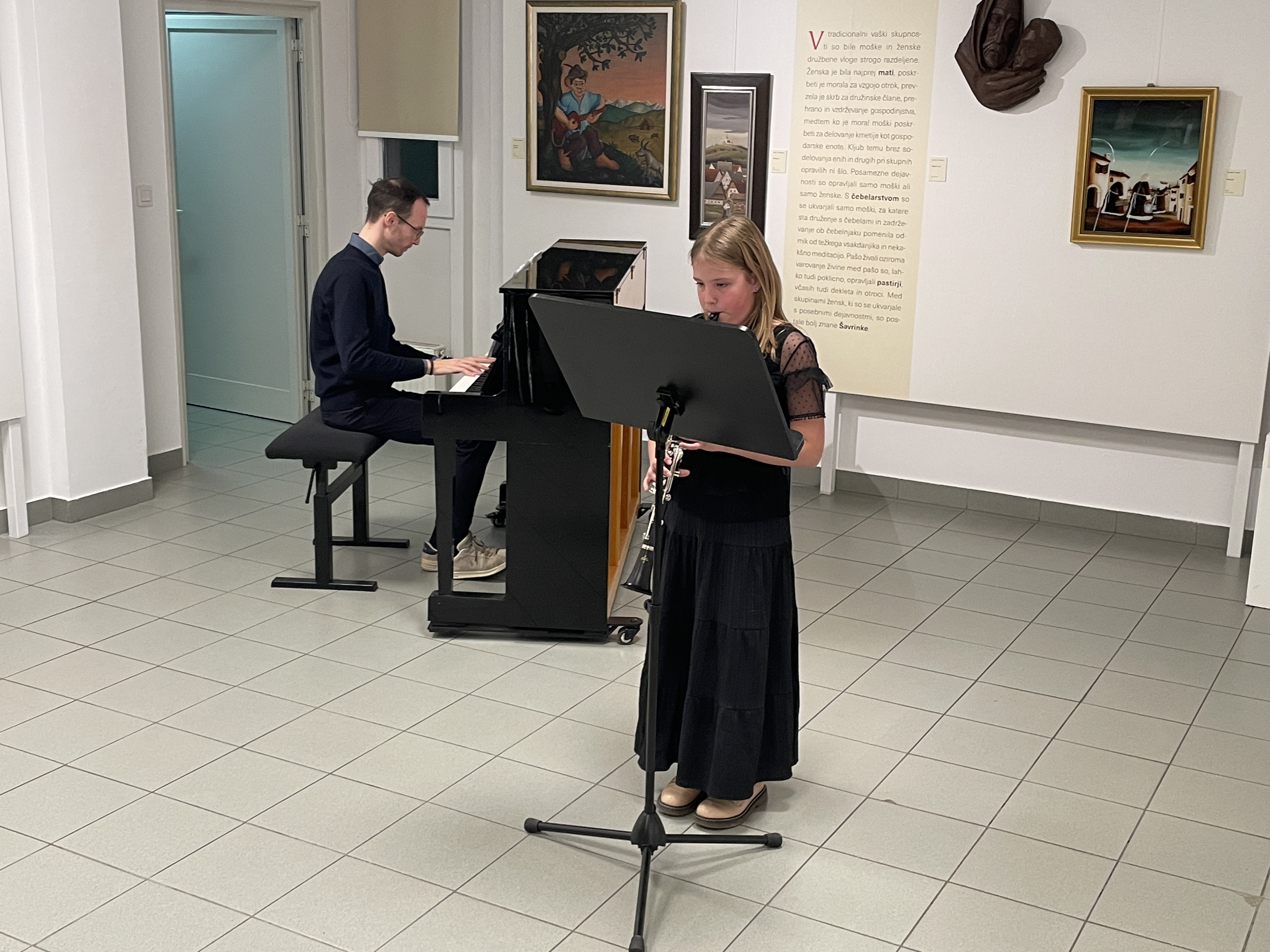 Tretji koncert iz cikla Mladi glasbeniki nastopajo v galeriji