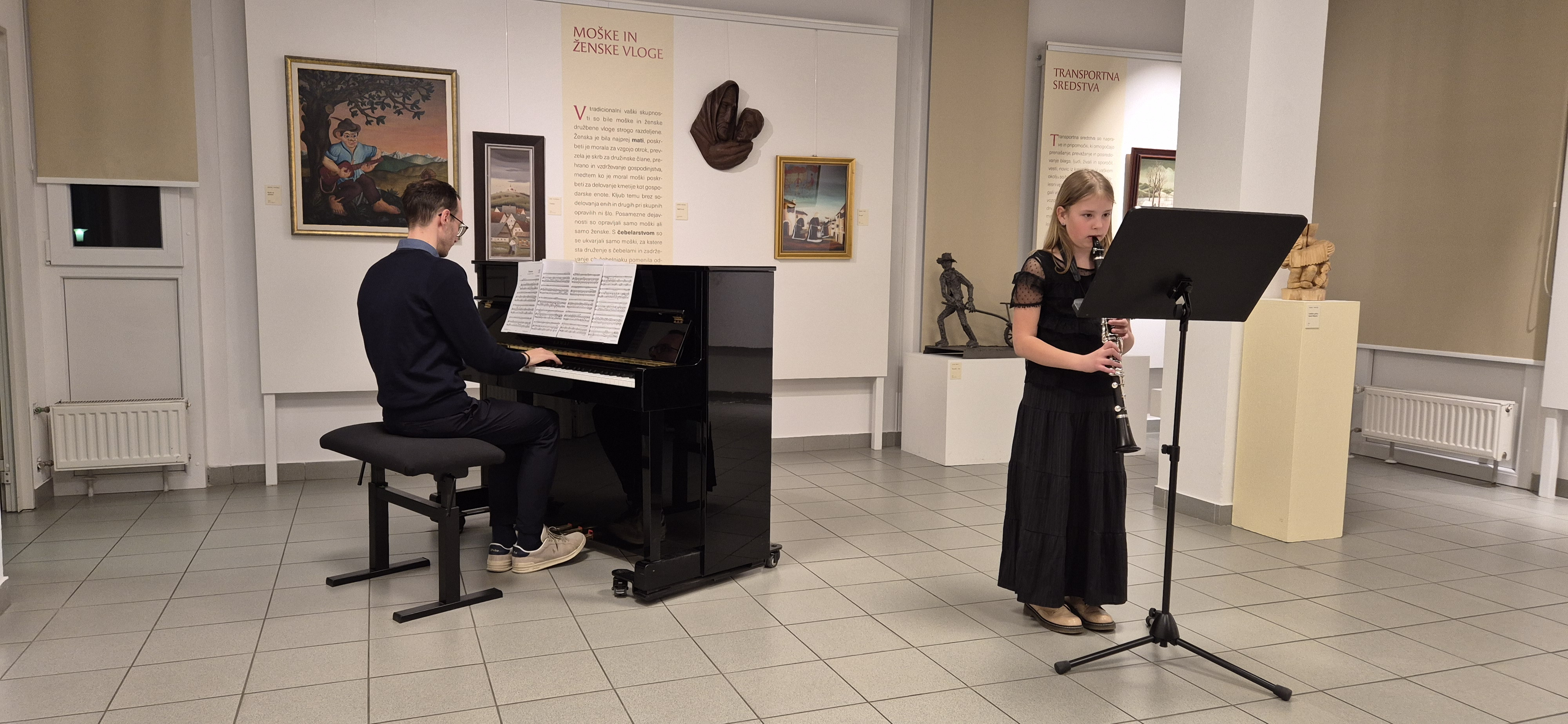 Tretji koncert iz cikla Mladi glasbeniki nastopajo v galeriji