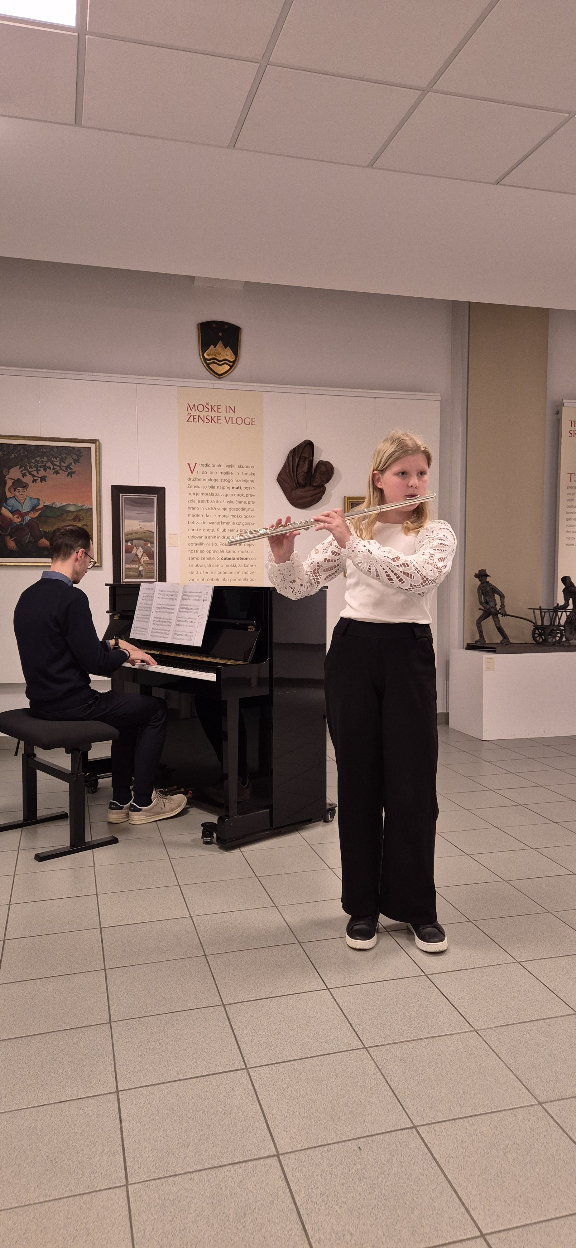 Tretji koncert iz cikla Mladi glasbeniki nastopajo v galeriji