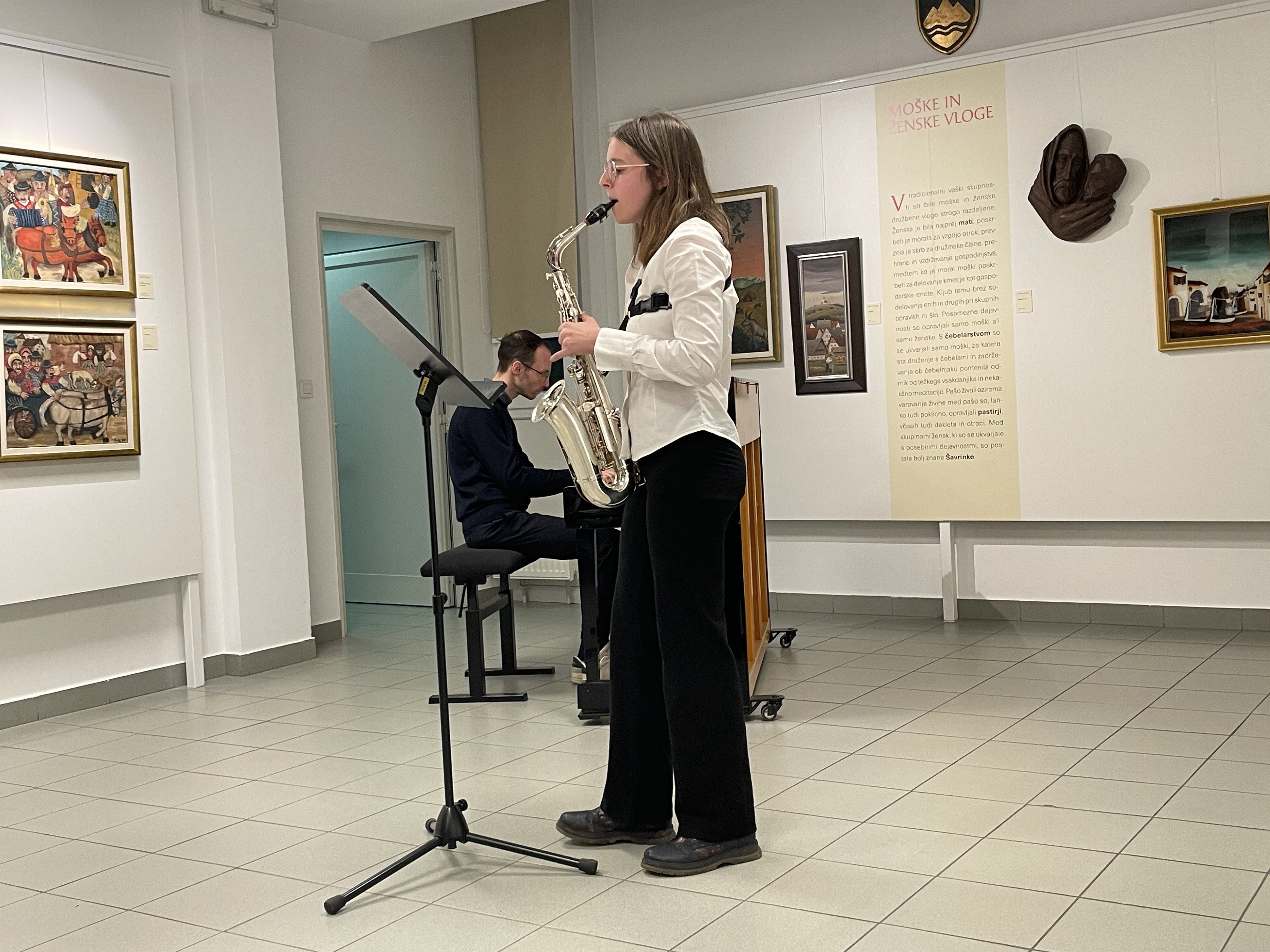 Tretji koncert iz cikla Mladi glasbeniki nastopajo v galeriji