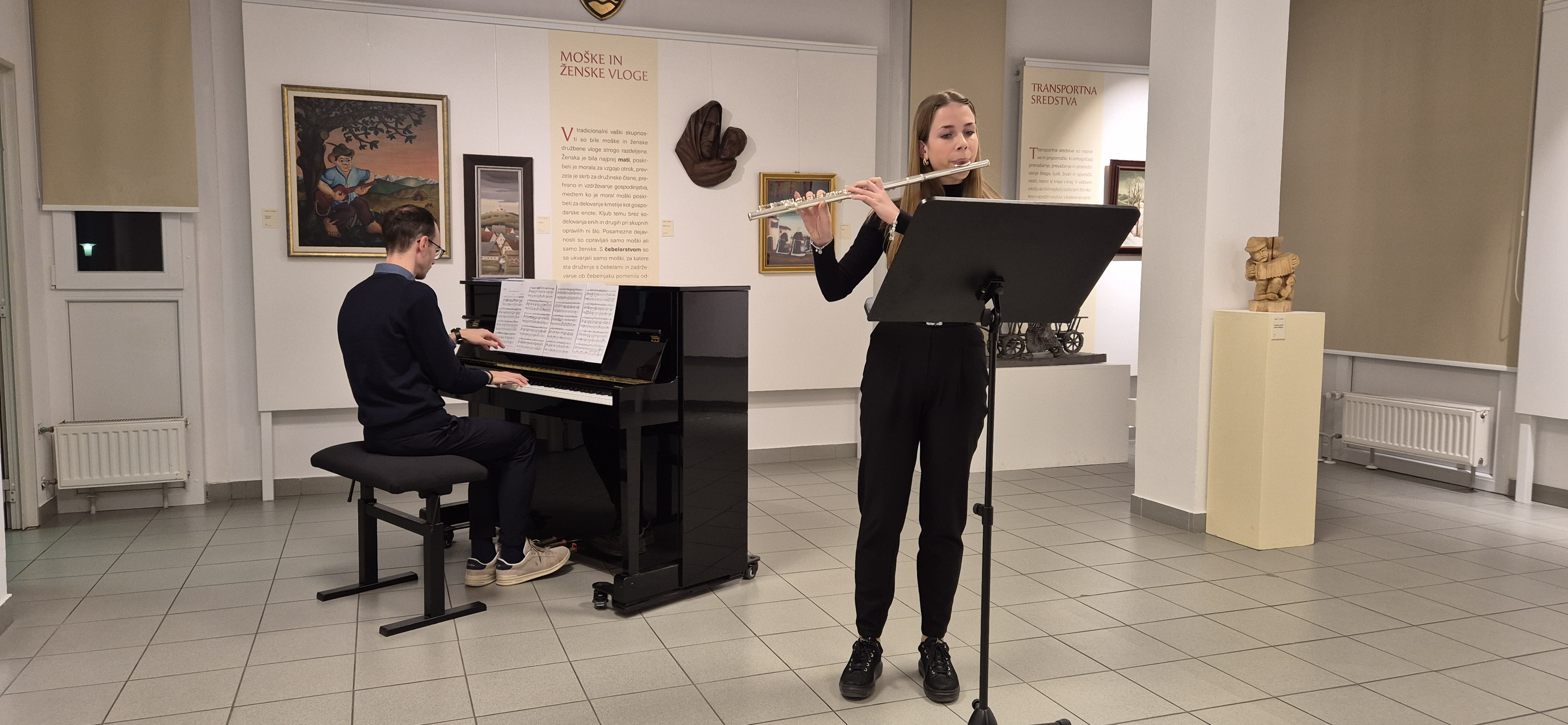 Tretji koncert iz cikla Mladi glasbeniki nastopajo v galeriji