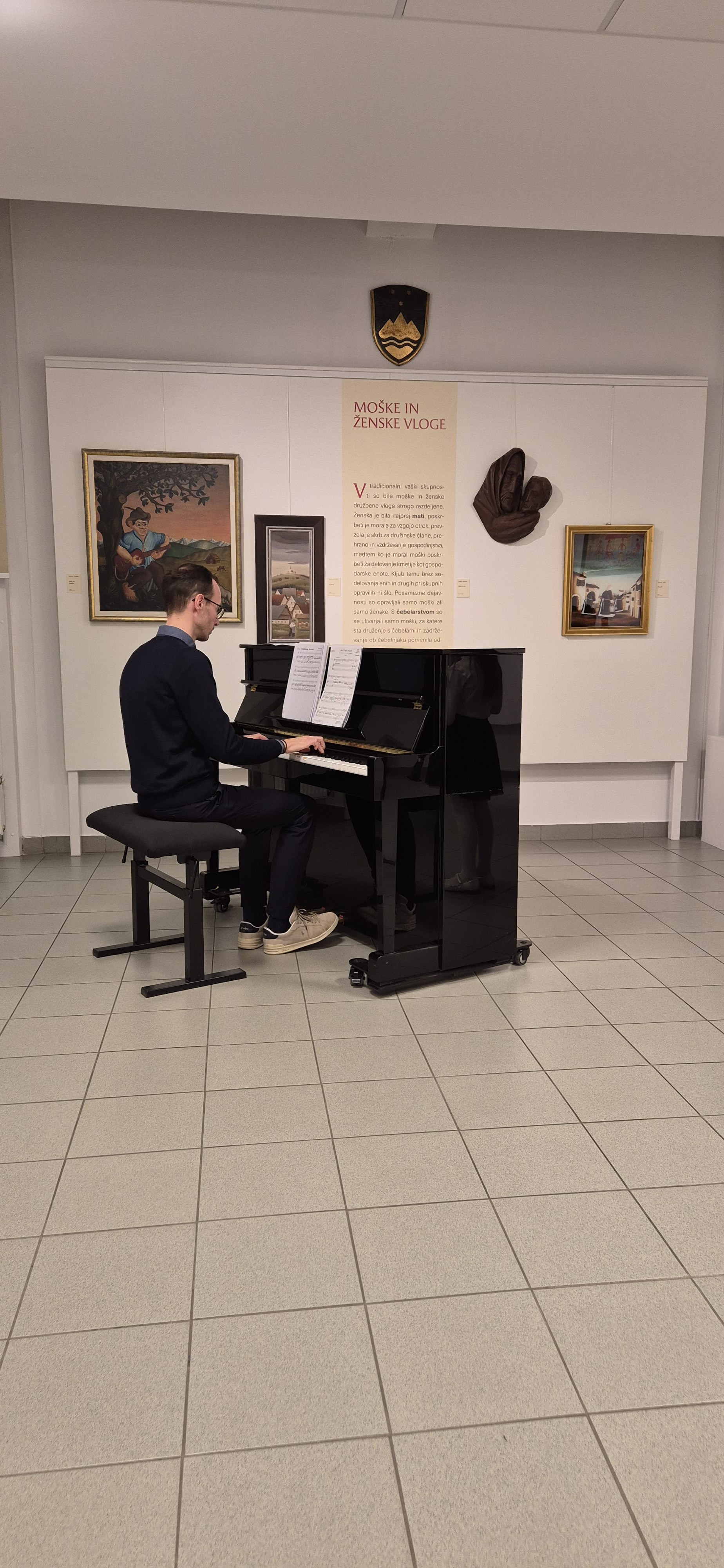 Tretji koncert iz cikla Mladi glasbeniki nastopajo v galeriji