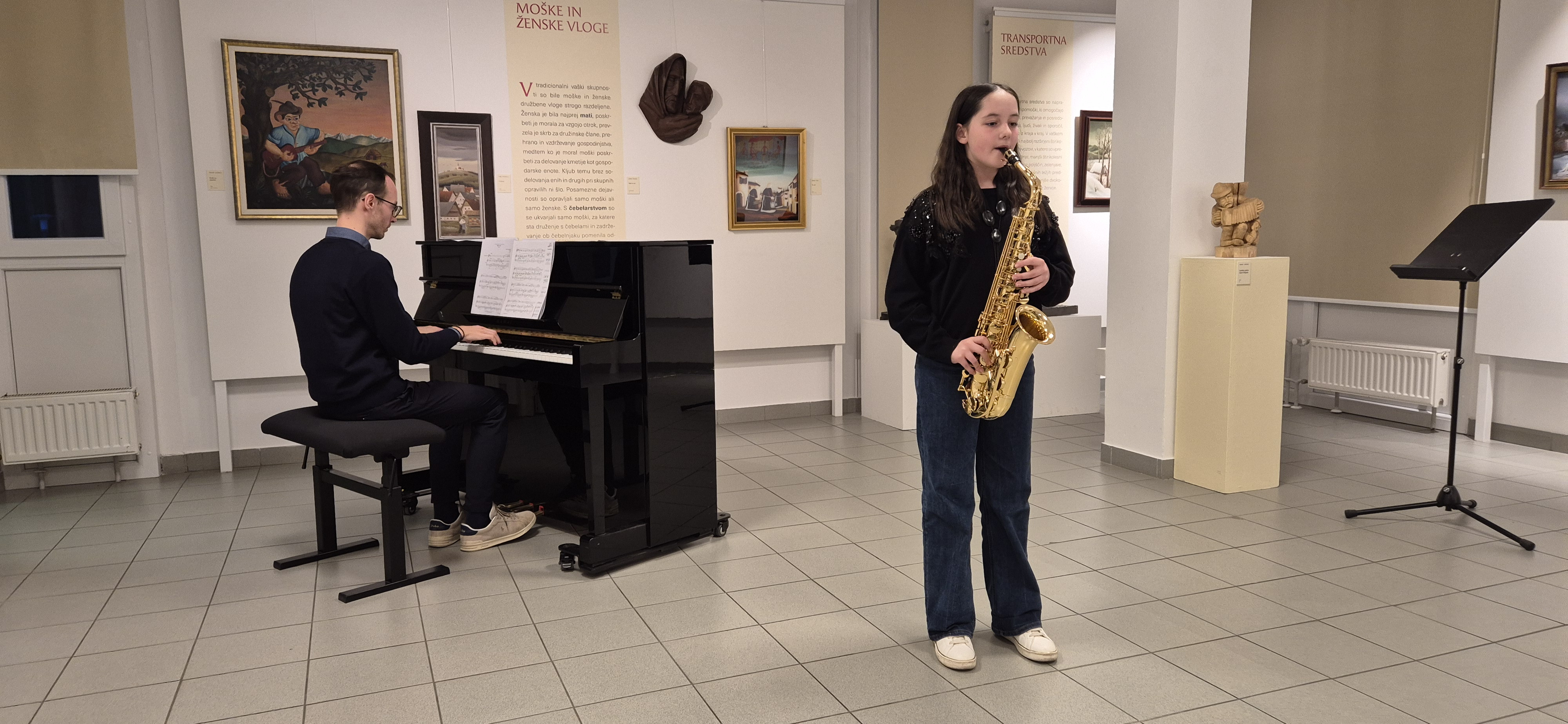 Tretji koncert iz cikla Mladi glasbeniki nastopajo v galeriji