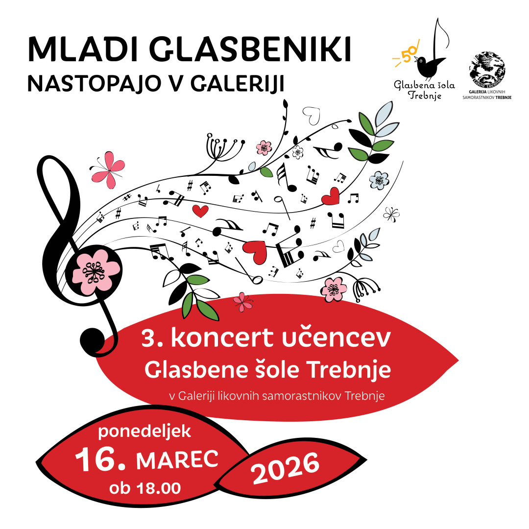 Tretji koncert iz cikla Mladi glasbeniki nastopajo v galeriji