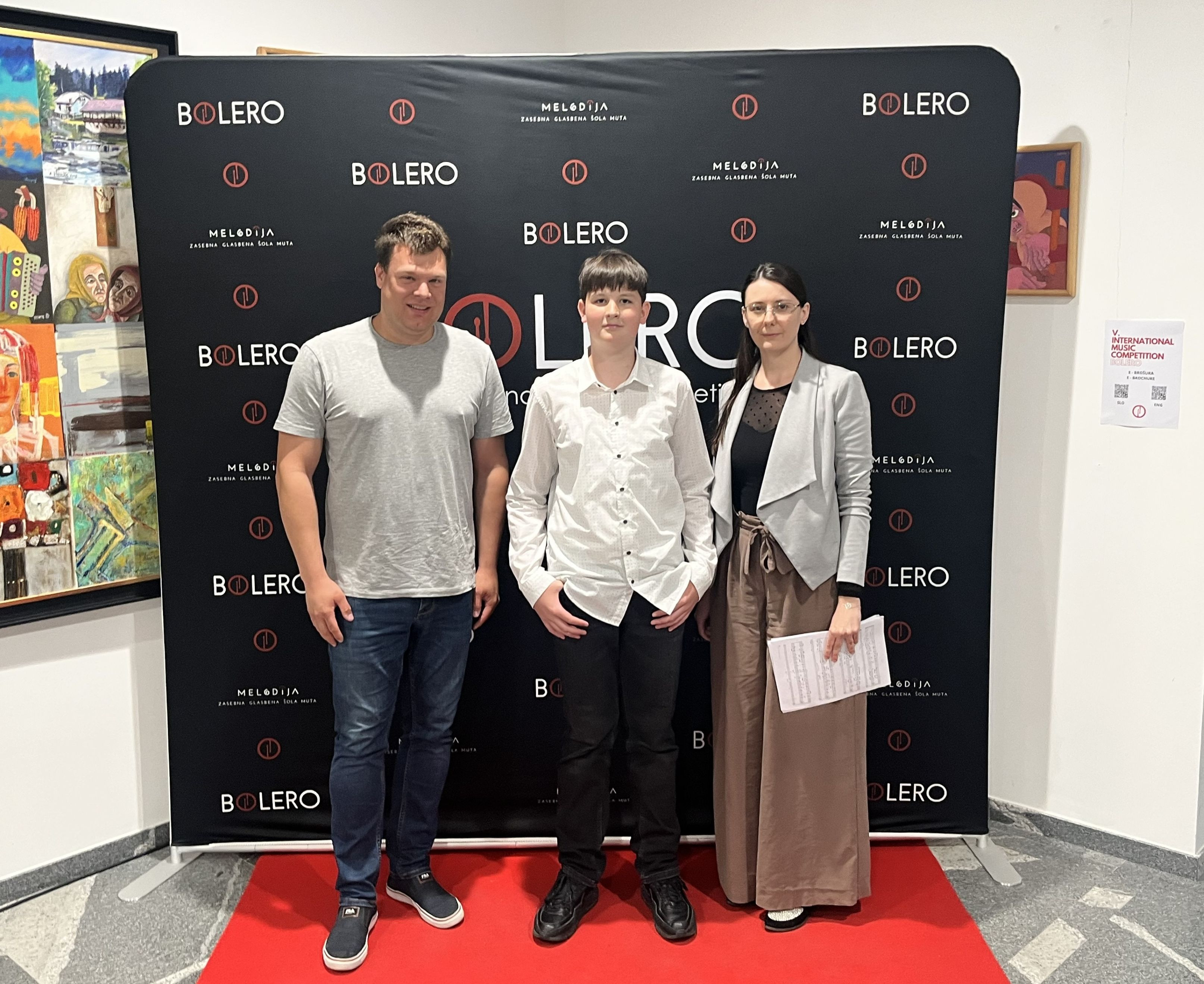 Zlata in srebrna plaketa na mednarodnem tekmovanju BOLERO (trobila)