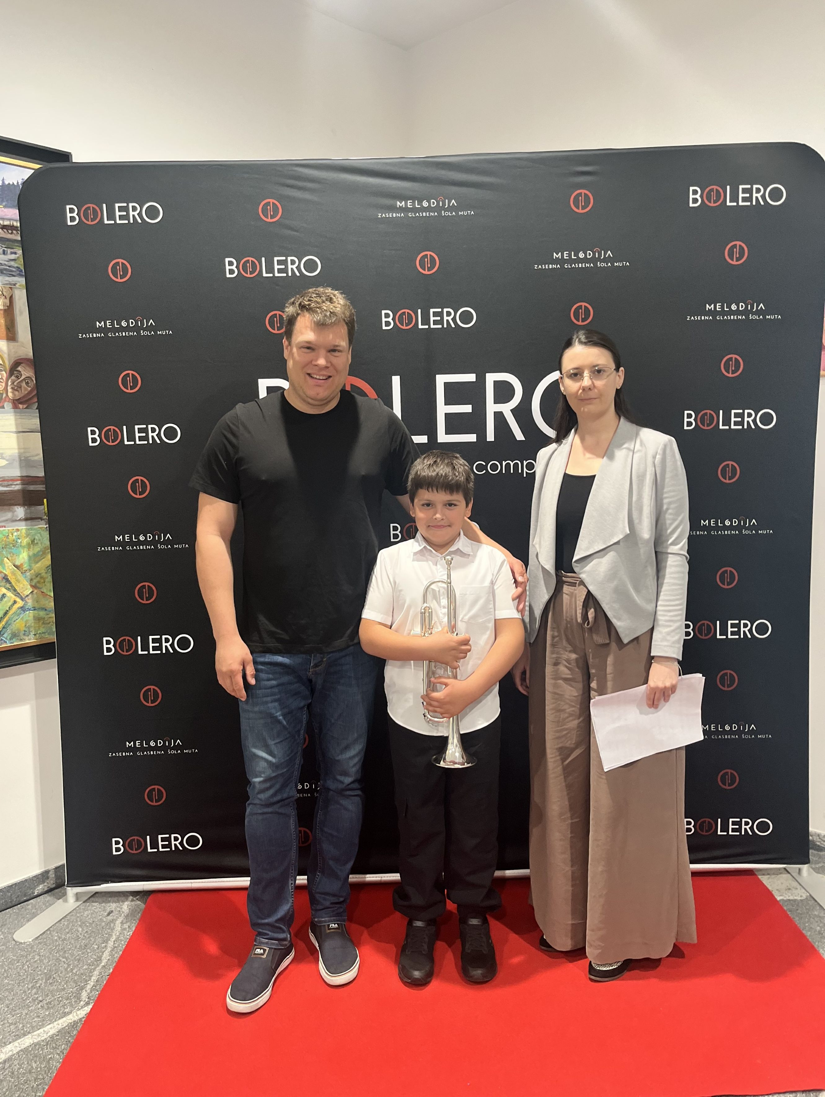 Zlata in srebrna plaketa na mednarodnem tekmovanju BOLERO (trobila)