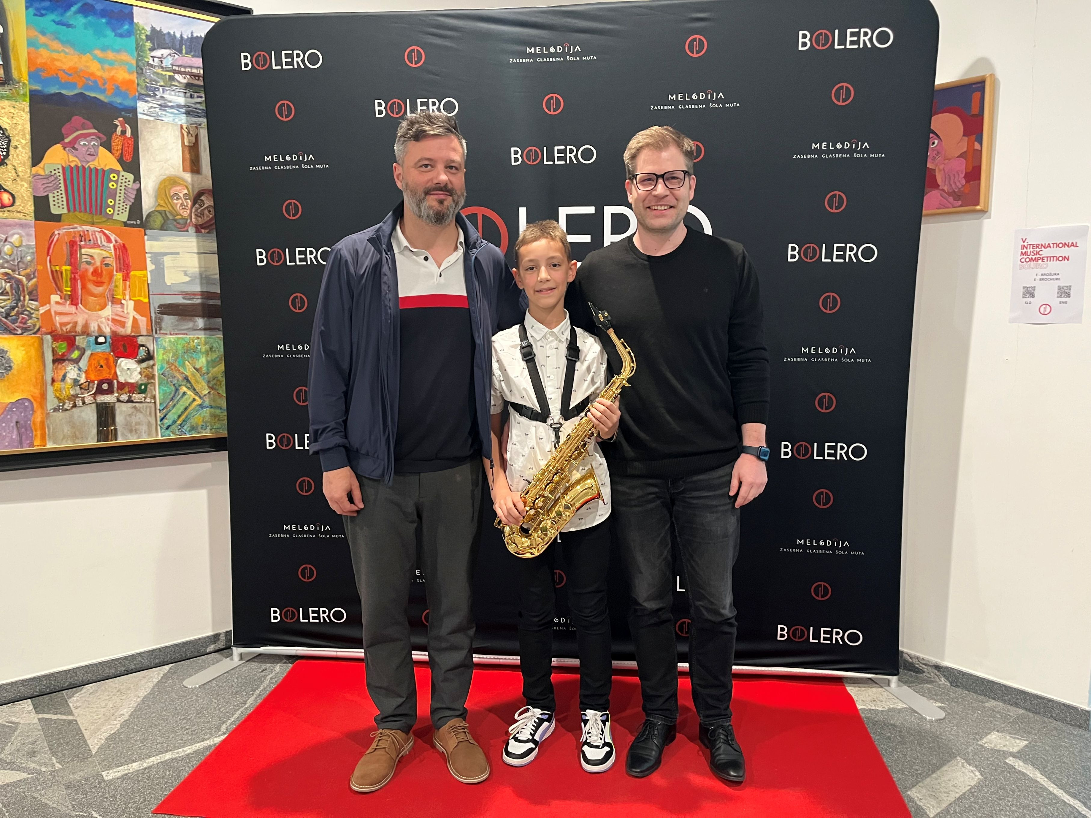 Zlati plaketi na mednarodnem tekmovanju BOLERO (pihala)