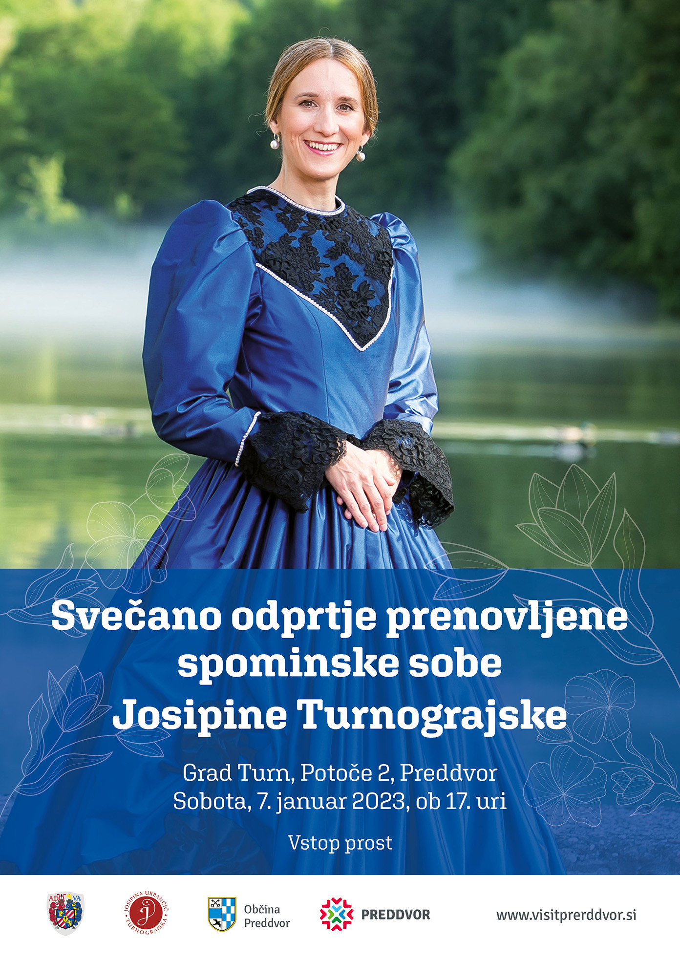 Svečana otvoritev prenovljene spominske sobe Josipine Turnograjske na gradu Turn pri Preddvoru